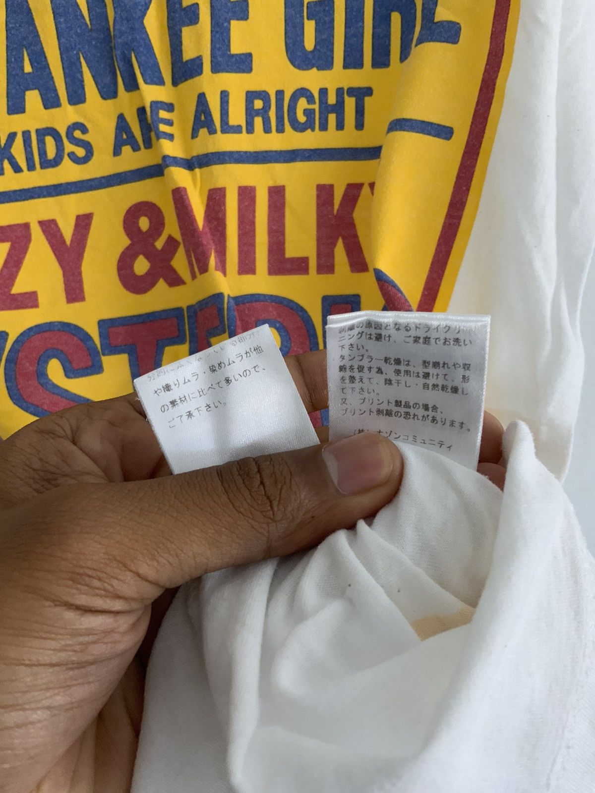 Hysteric Glamour Vintage Hysteric Glamour Yankee Girl Dizzy & Milky Tee Size US S / EU 44-46 / 1 - 10 Thumbnail