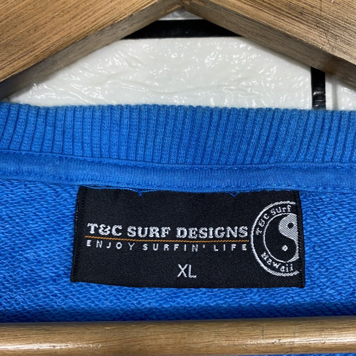Japanese Brand 📌Vintage Sweatshirt T&C Surf Hawaii Big Logo Size US XL / EU 56 / 4 - 17 Thumbnail