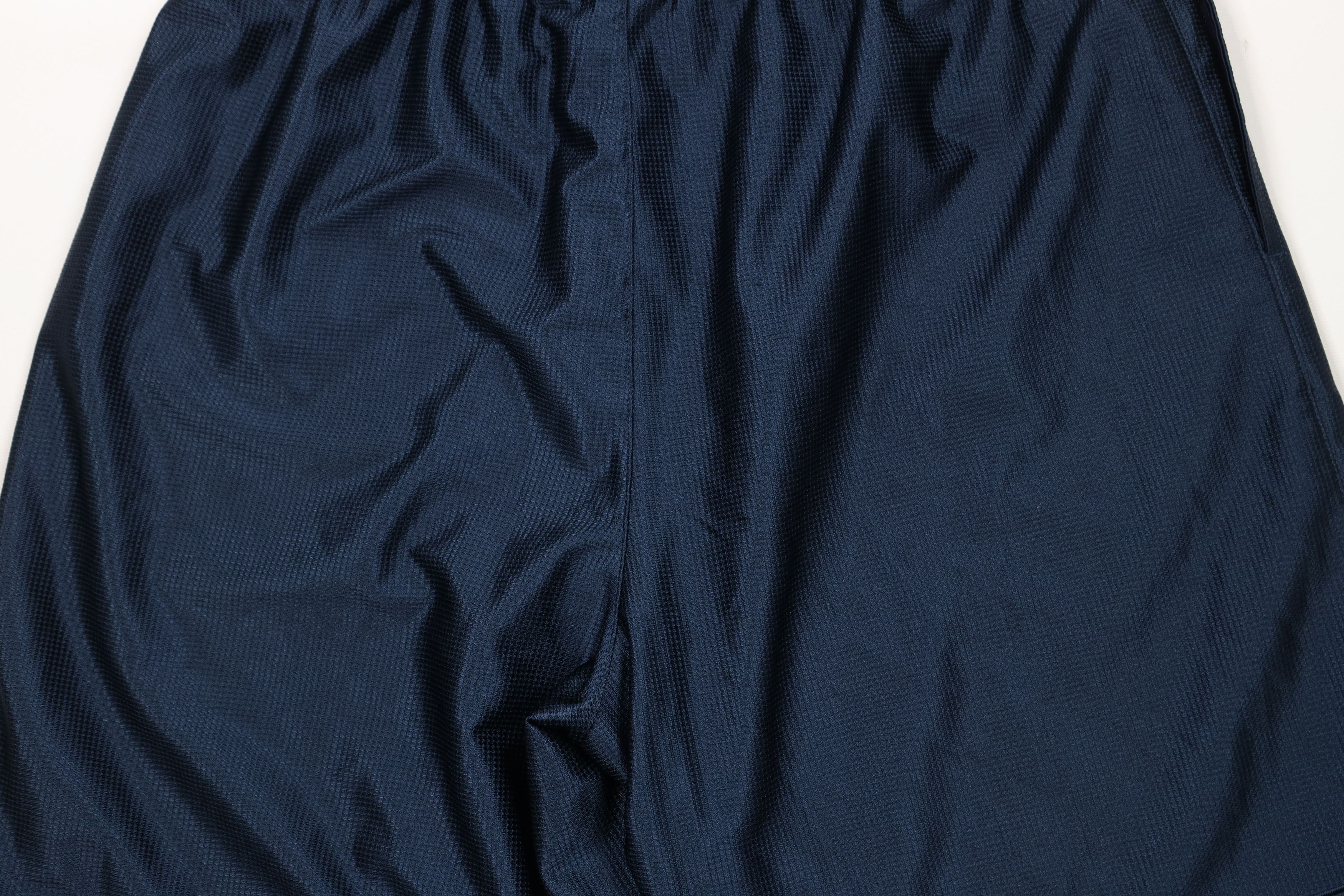 Nike × Vintage Vintage 90s Y2K Nike Mini Swoosh Heavyweight Shorts Blue Size US 34 / EU 50 - 11 Thumbnail