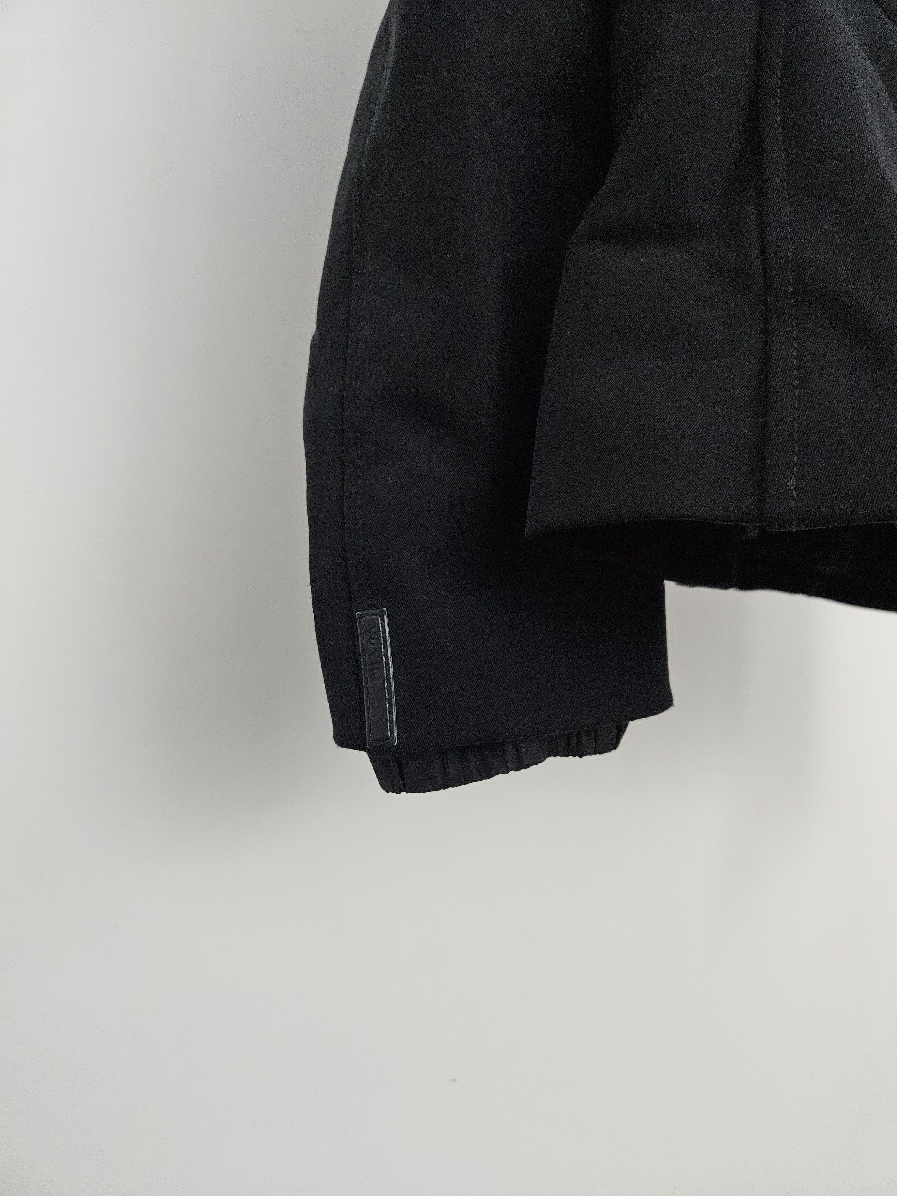 Prada Archive y2k Prada sport black tab nylon hooded light jacket Size L / US 10 / IT 46 - 5 Thumbnail
