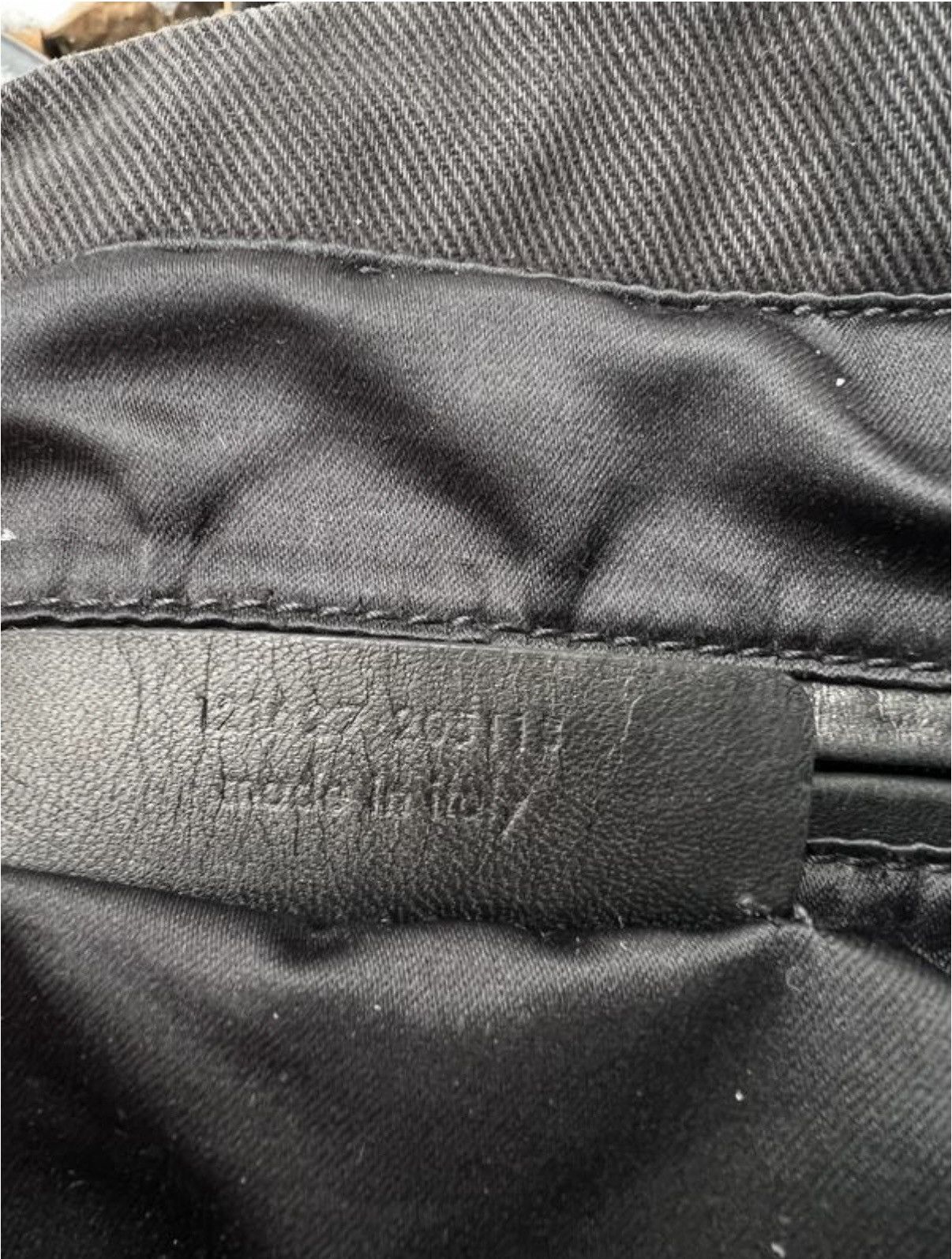 Yves Saint Laurent Saint Laurent (YSL) Canvas Tote Bag — Black Size ONE SIZE - 7 Thumbnail