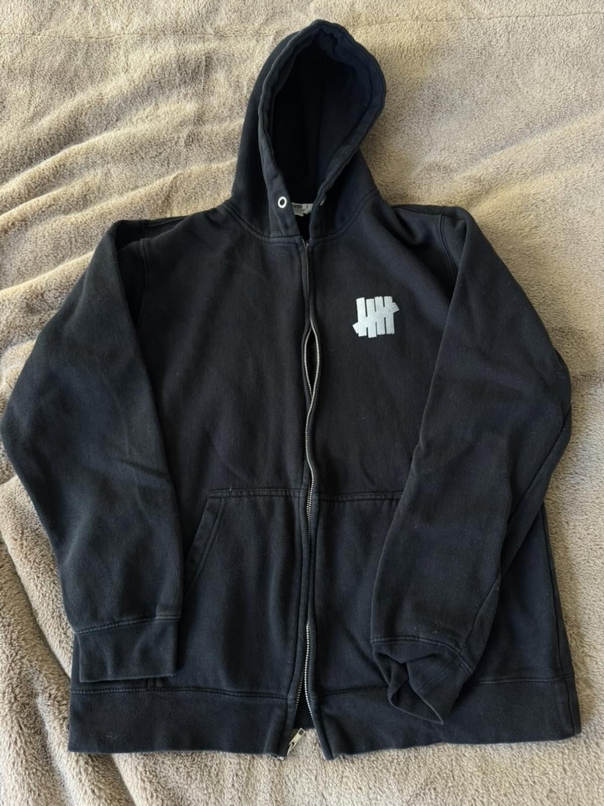 Undefeated Undefeated Black Zip-Up Hoodie with Logo Size US L / EU 52-54 / 3 - 1 Thumbnail