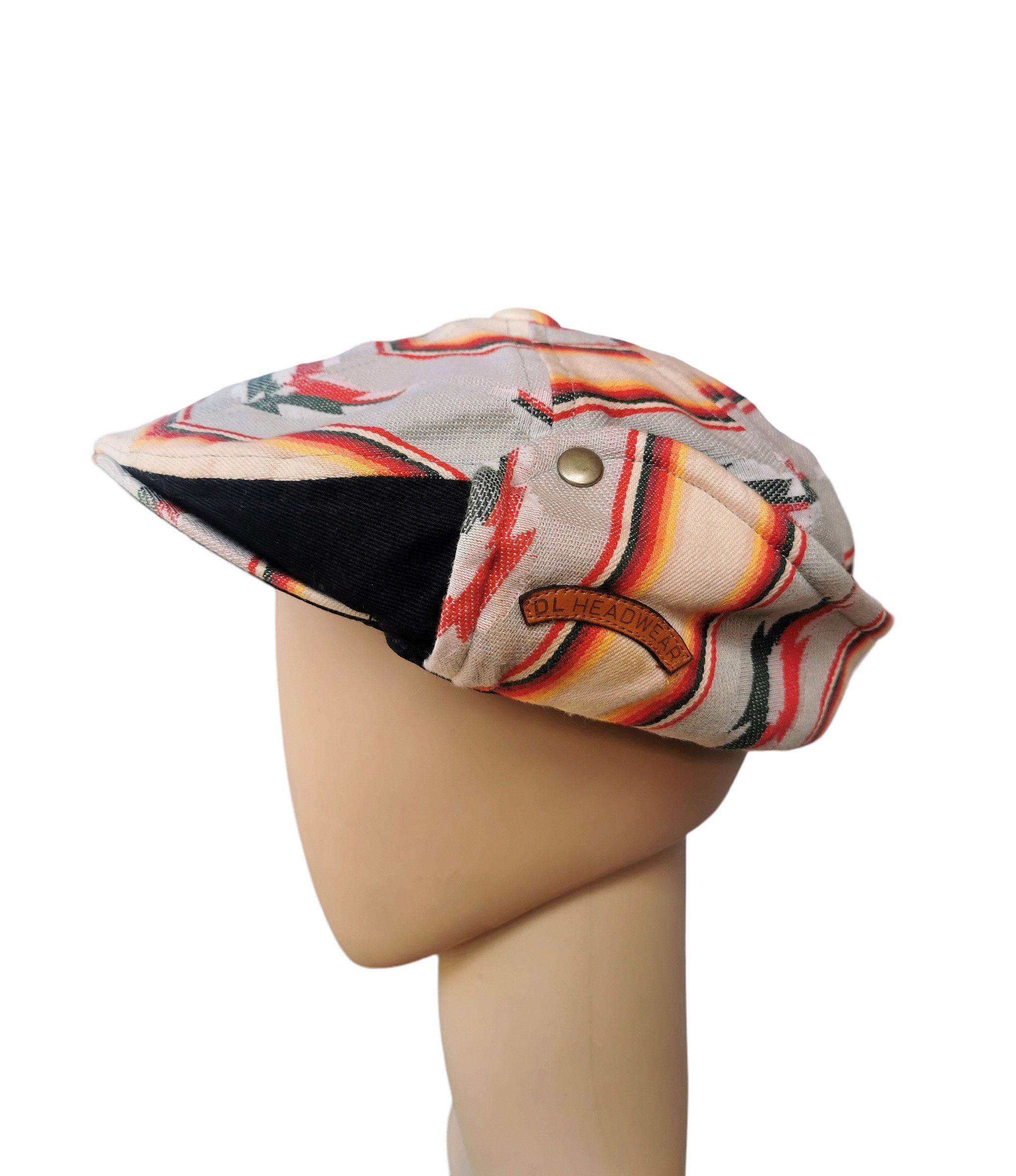 Vintage DL Headwear Navajo Flat Cap Size 38 - 5 Thumbnail