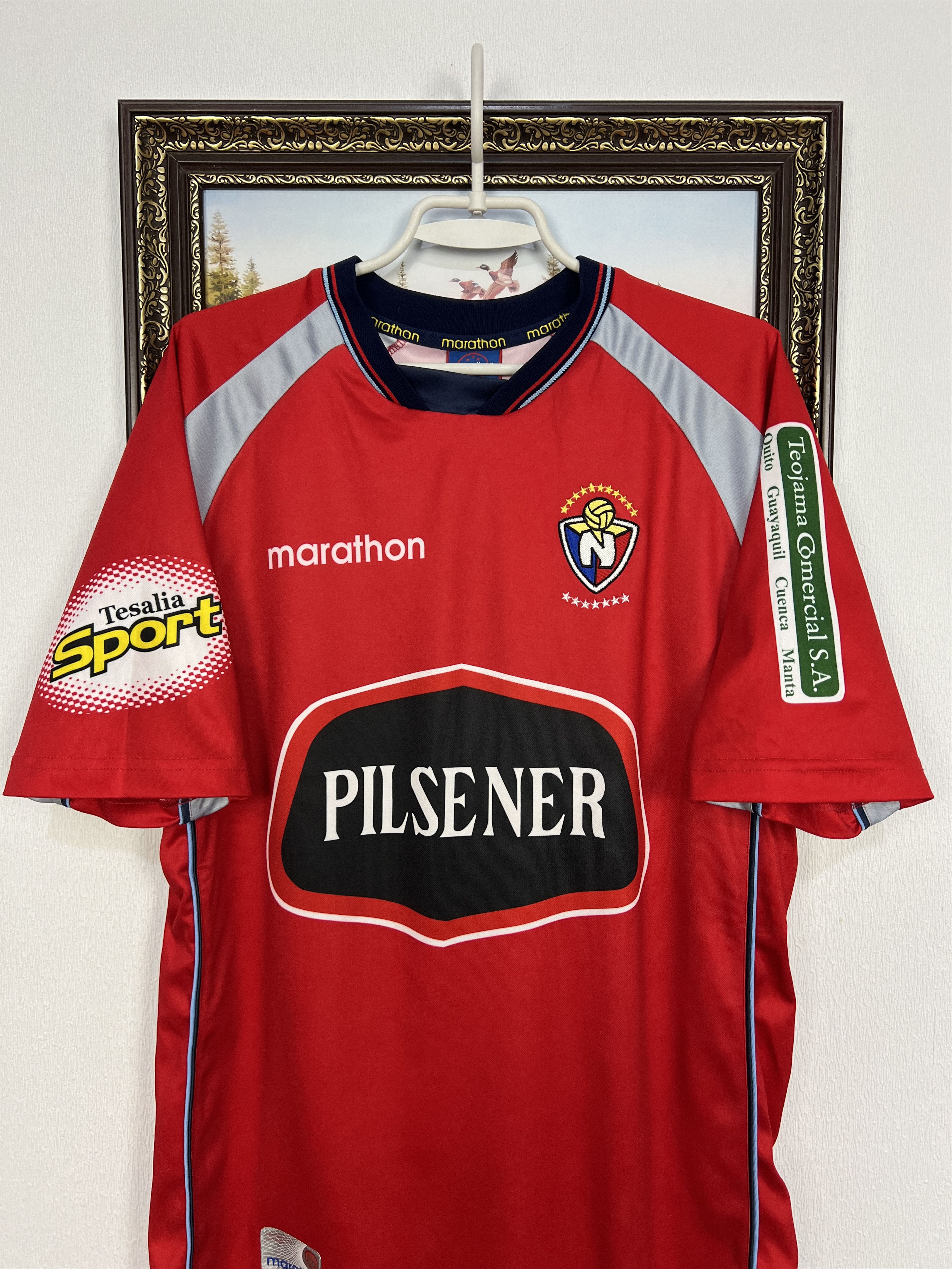 Vintage El Nacional de Quito Home football shirt 2003 Marathon Mens Size US M / EU 48-50 / 2 - 2 Thumbnail