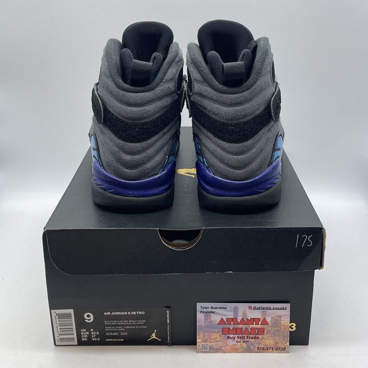 Jordan Brand Air Jordan 8 aqua Size US 9 / EU 42 - 3 Thumbnail