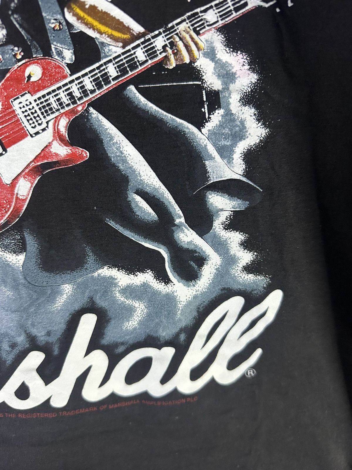 Vintage Rare Vintage 80’s Marshall Amplification Punk skull t-shirt Size US L / EU 52-54 / 3 - 7 Thumbnail