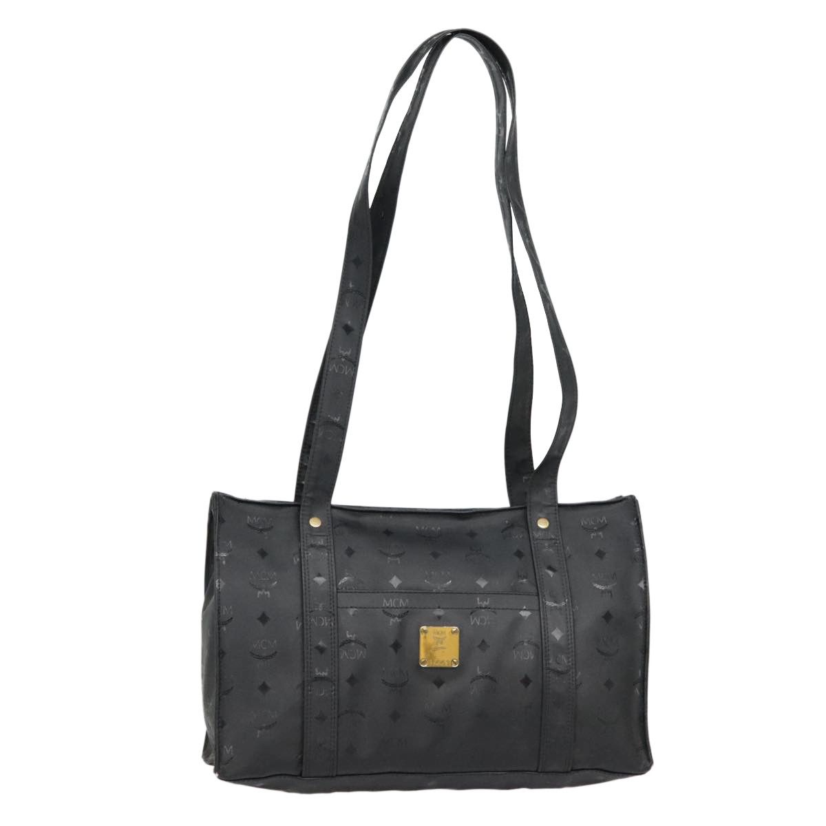 MCM Visetos Black Canvas Tote Bag (Pre-Owned) Size ONE SIZE - 1 Thumbnail