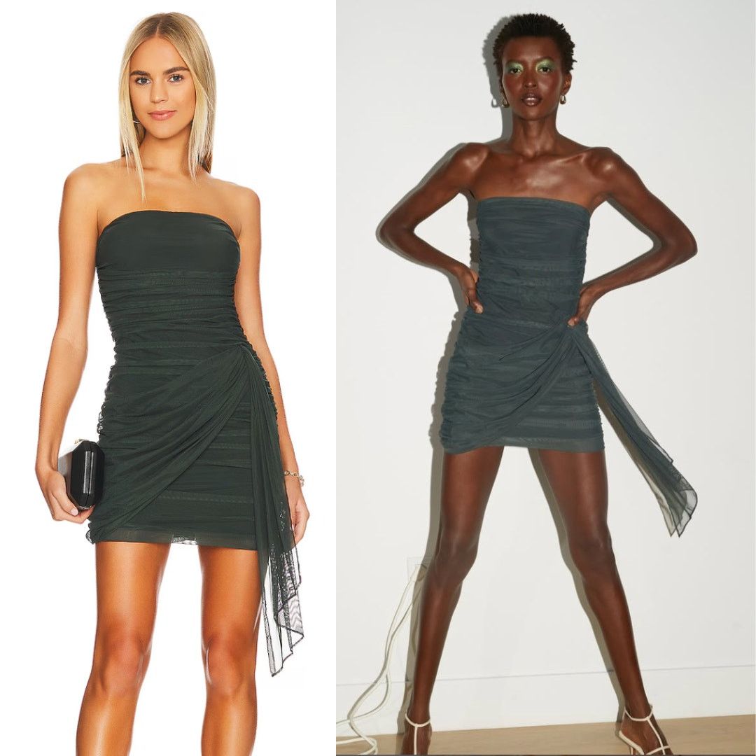 sachin and babi light blue dress Amanda Uprichard Sicily Mini Dress