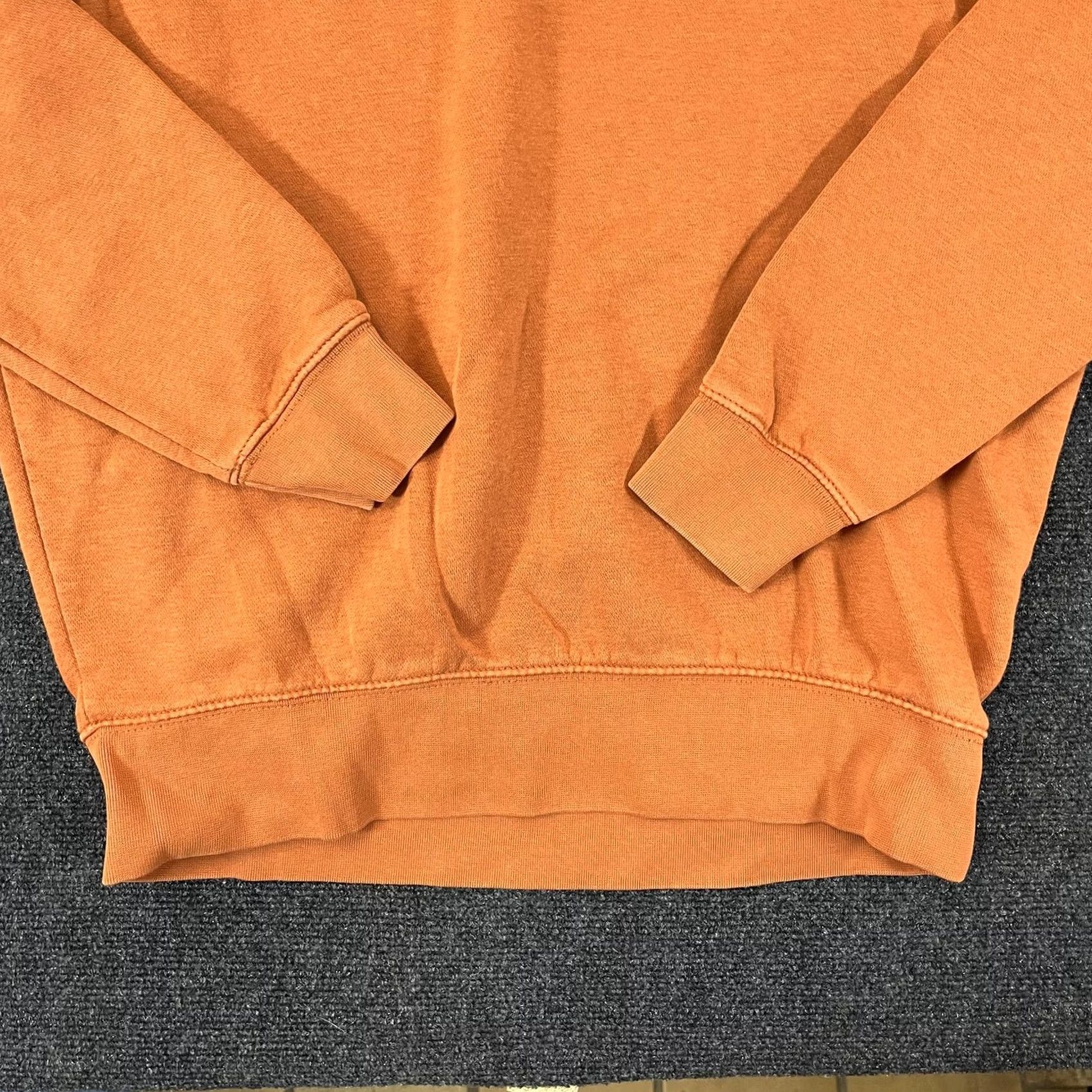 Nike Nike Hoodie Mens XS Orange Pullover Hooded Sweatshirt Casual Swoosh Size US XS / EU 42 / 0 - 2 Thumbnail