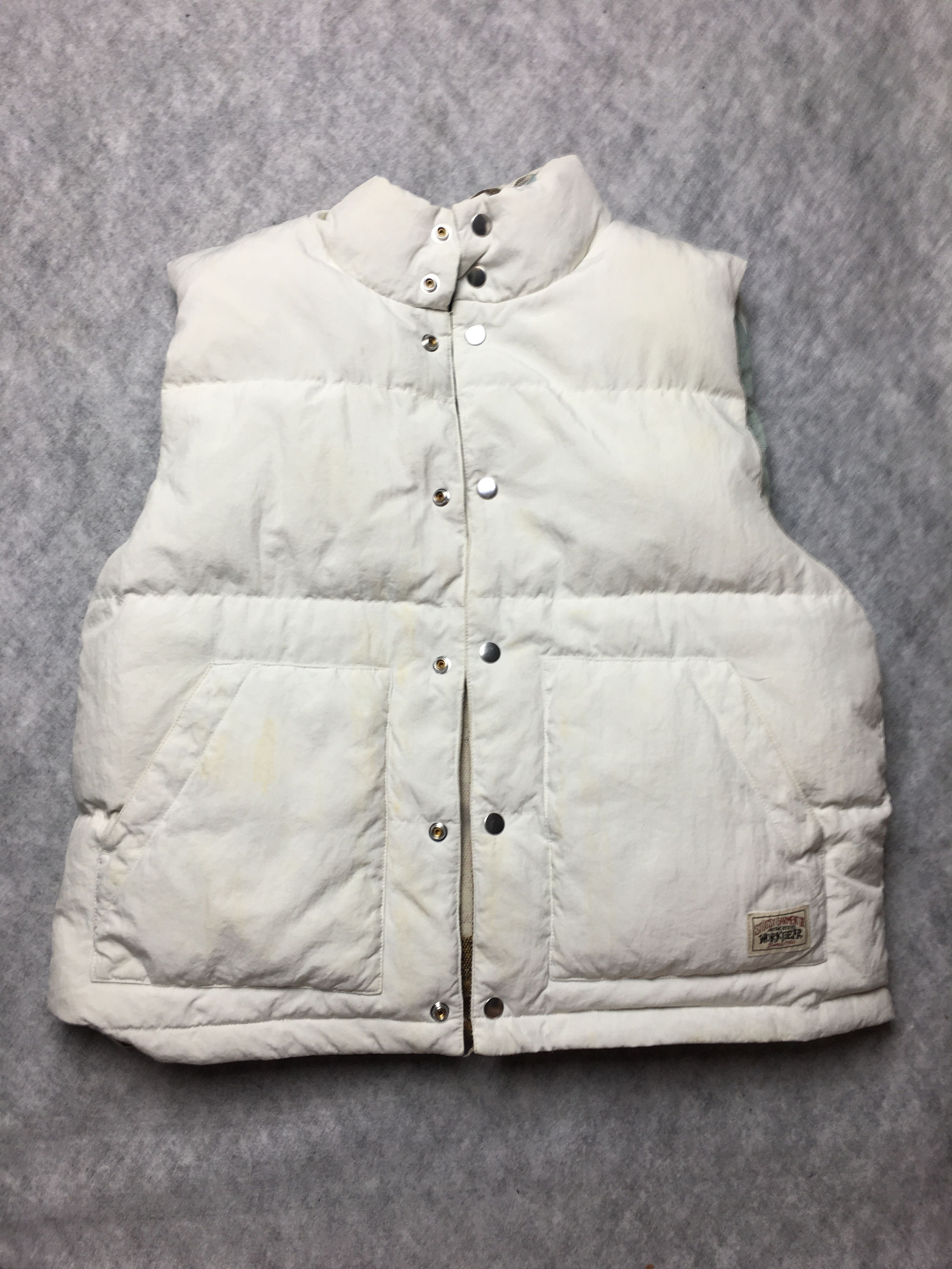 Stussy Stussy Sutherland Workgear Unisex Vest Bone Size S Size US S / EU 44-46 / 1 - 7 Thumbnail