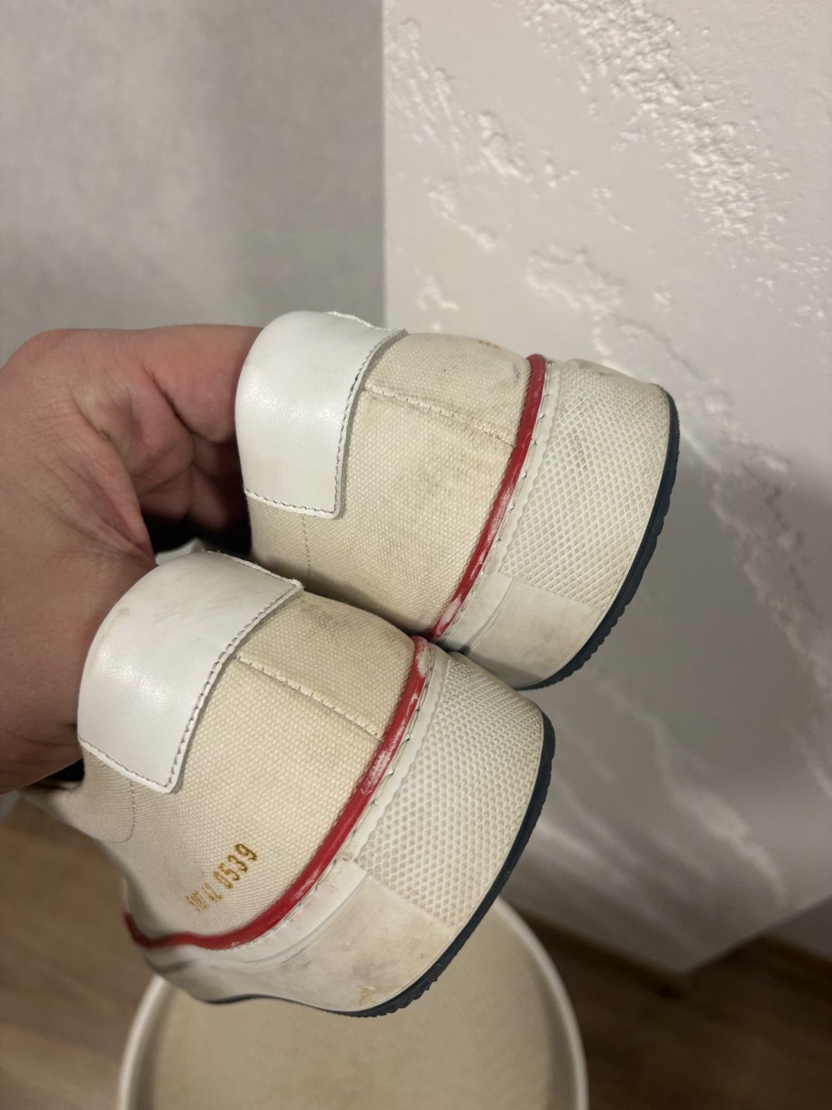 Common Projects Common Project Dirty Sneakers Size: 42 Size US 9 / EU 42 - 9 Thumbnail
