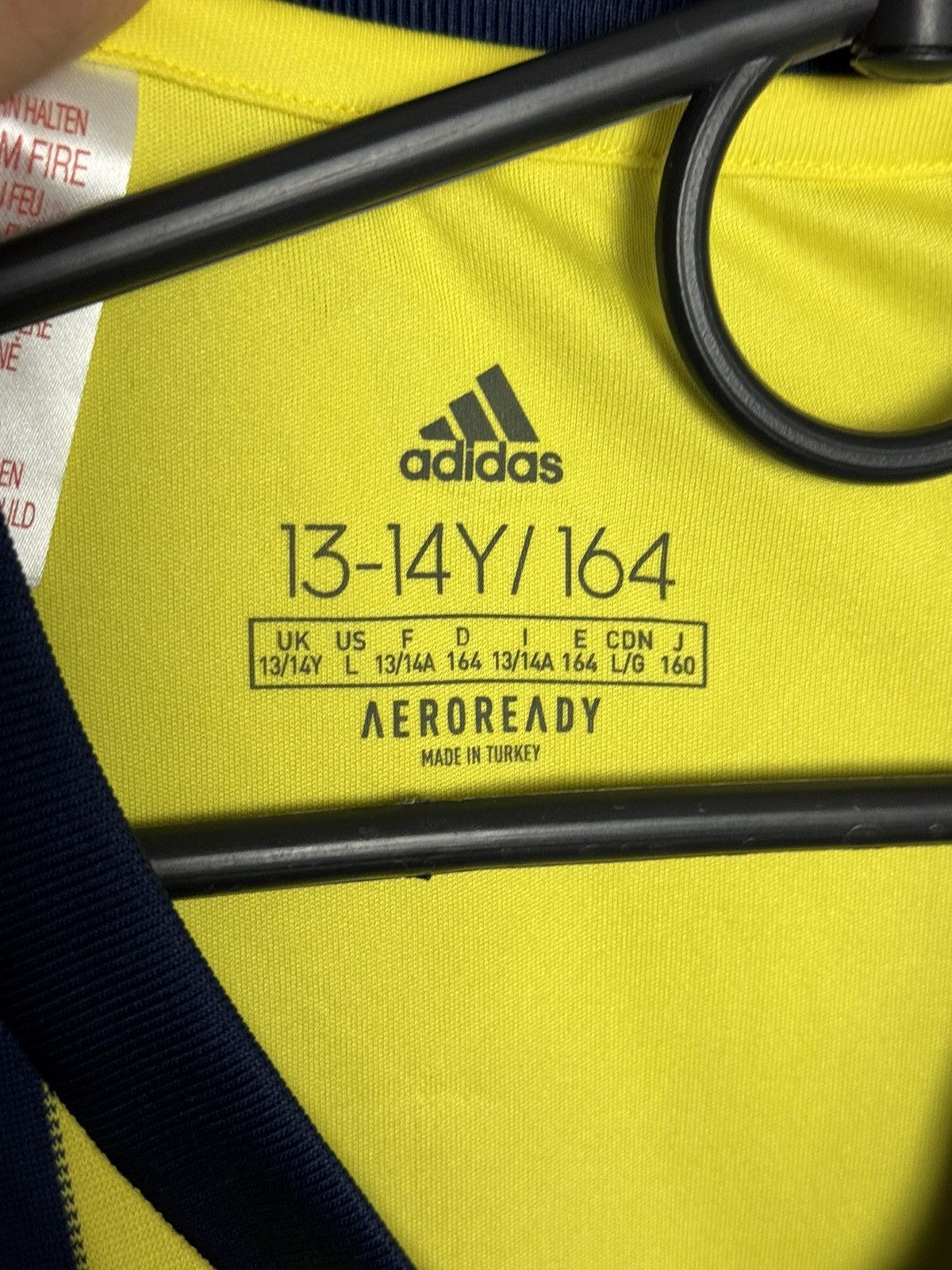 Adidas KIDS New Fenerbahce 20/21 Home Football Jersey T-Shirt Size US XS / EU 42 / 0 - 6 Thumbnail