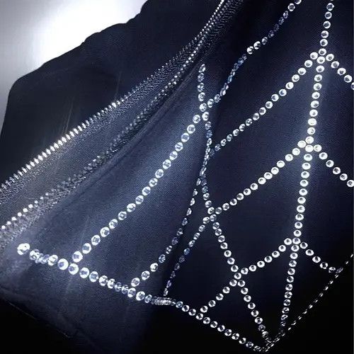 Japanese Brand Y2K Punk Gothic Zip-up Hoodie Sweatshirt Oversize Cross Web Size US L / EU 52-54 / 3 - 3 Thumbnail