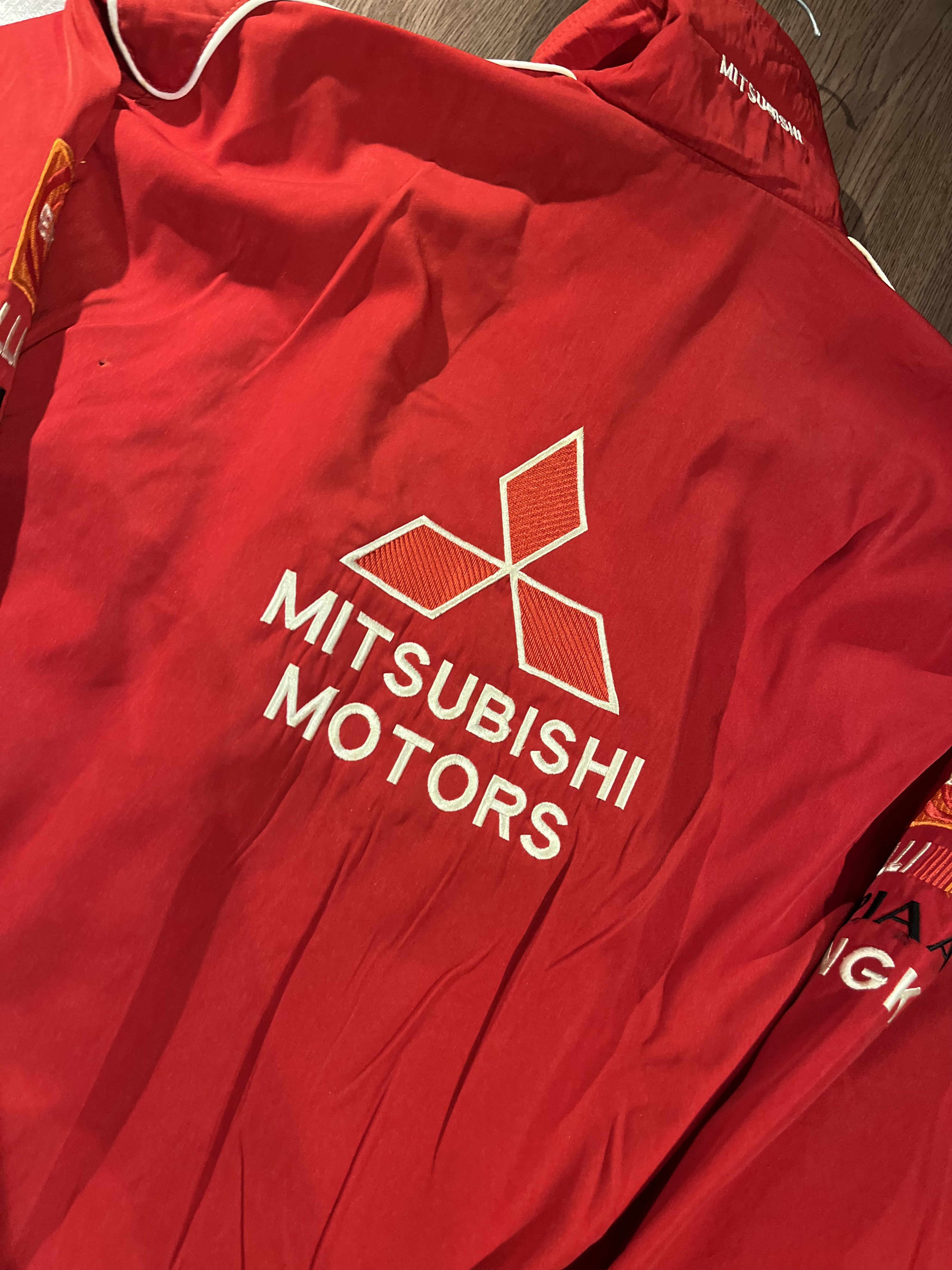 Vintage Mitsubishi Motors Team Racing Jacket Size US XL / EU 56 / 4 - 2 Thumbnail