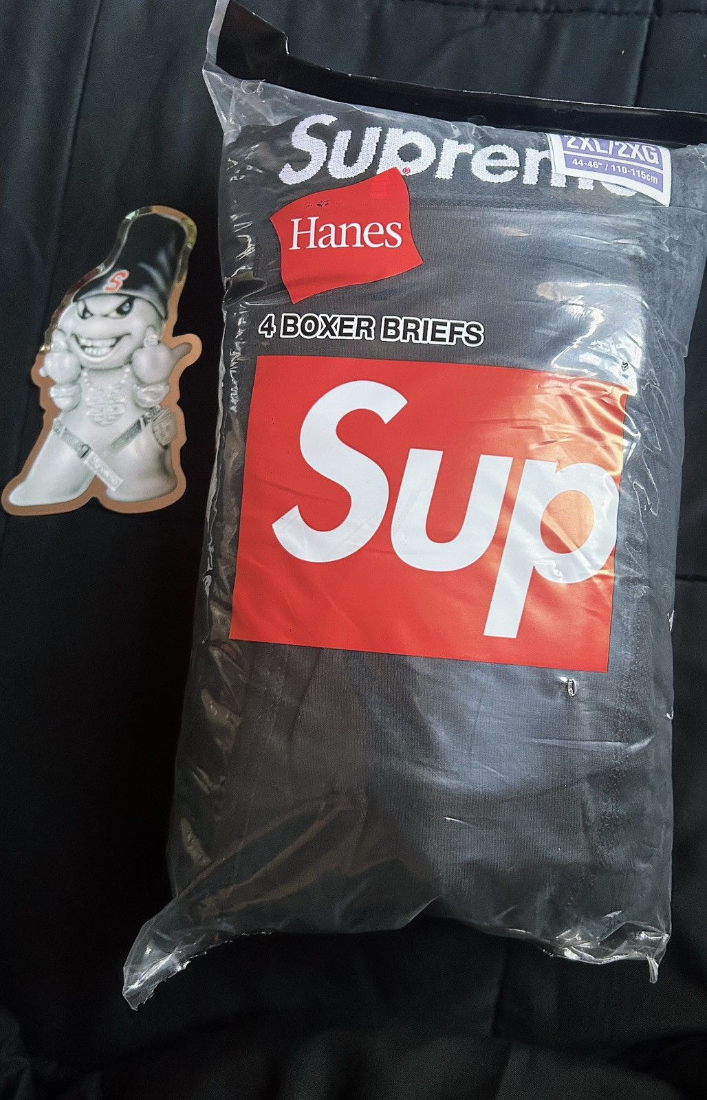 Supreme 4 pack Supreme Hanes Boxer Briefs Size 38 - 2 Thumbnail