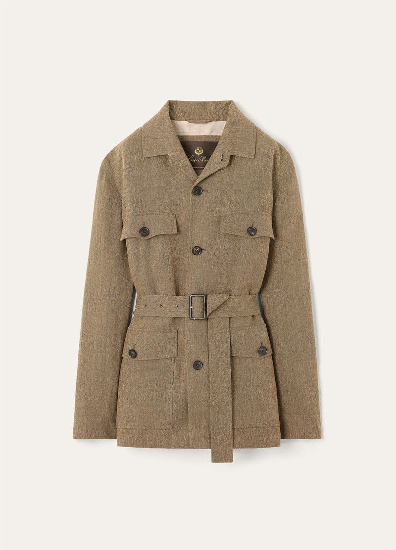 Loro Piana o1w1db10226 FAP1396 Edmore Jacket in Brown Size US S / EU 44-46 / 1 - 1 Thumbnail