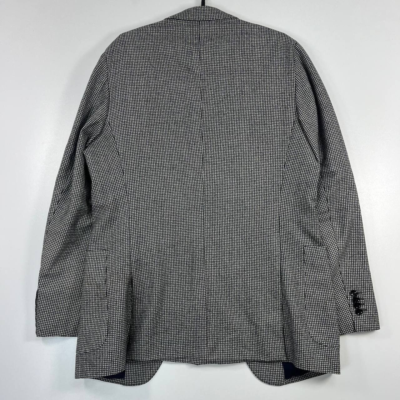 Suitsupply Suitsupply Havana Grey Houndstooth Wool Blazer Jacket Size L Size US L / EU 52-54 / 3 - 5 Thumbnail