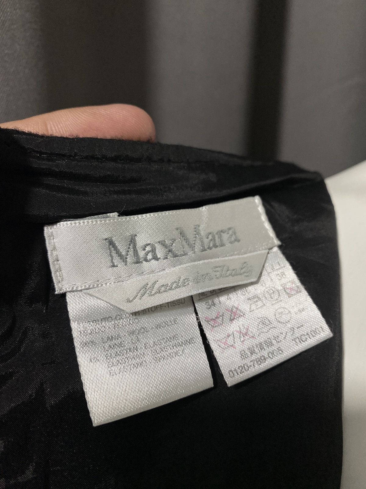 Max Mara Fall 2004 Wool Neckline Knee Length Dress Size XS / US 0-2 / IT 36-38 - 6 Thumbnail