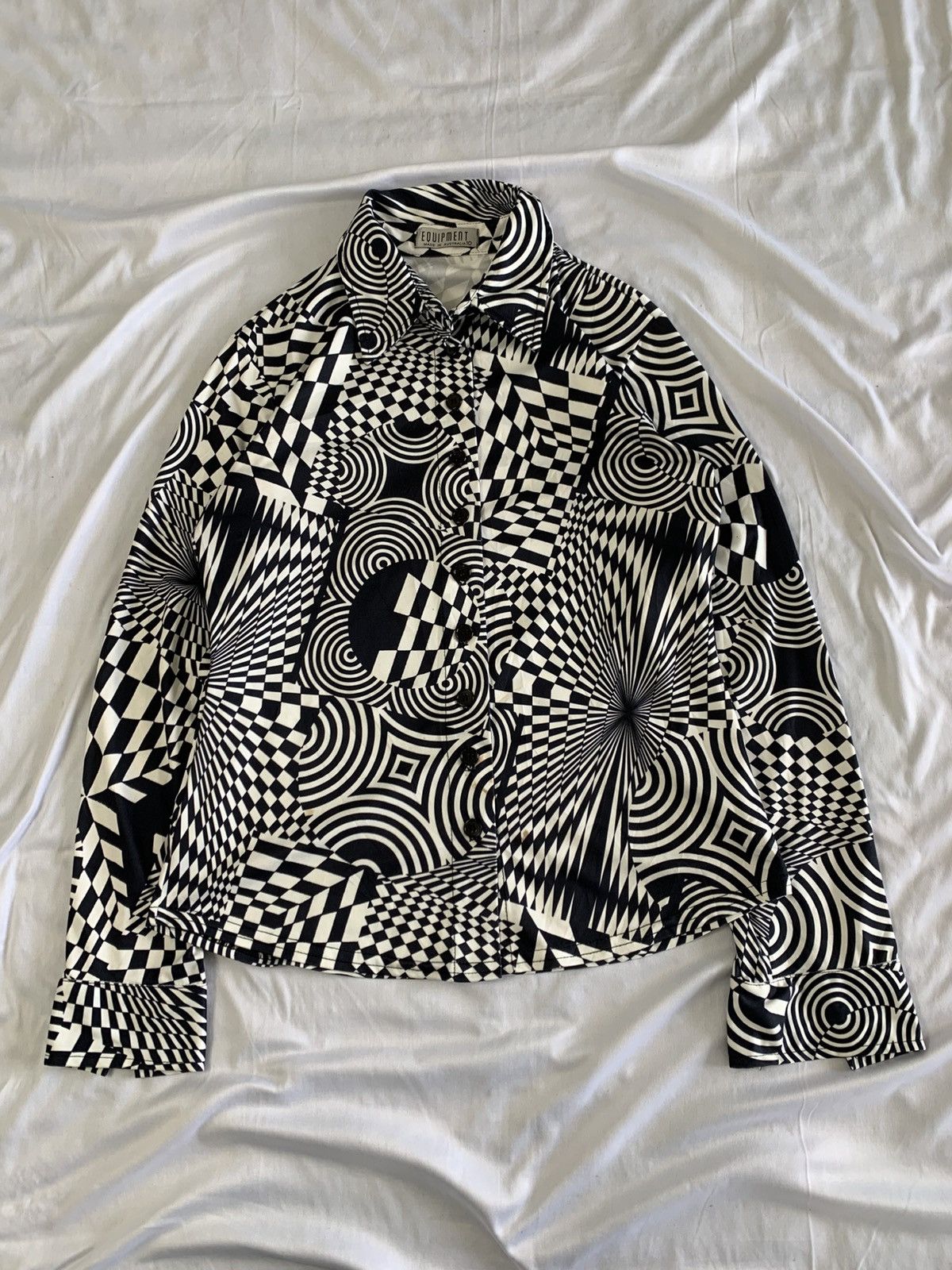 Designer vintage psychodelic button up shirt Size S / US 4 / IT 40 - 6 Thumbnail