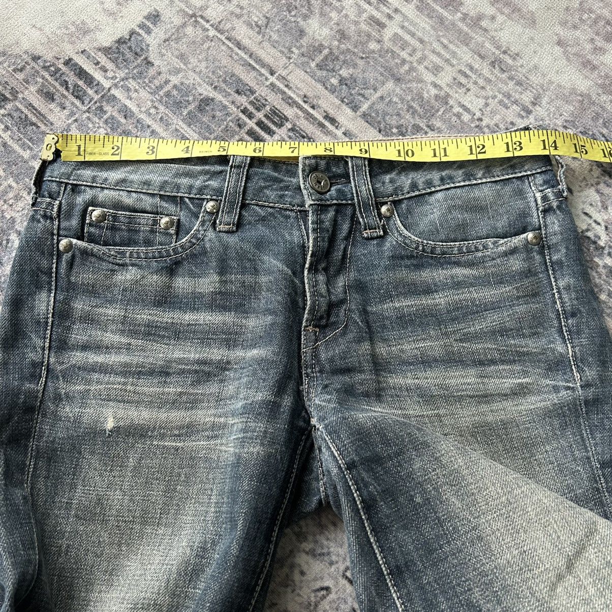 Marithe + Francois Girbaud MFG Flared Washed Jeans Size 27" / US 4 / IT 40 - 14 Thumbnail