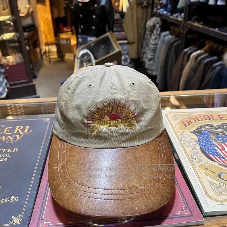 RRL Ralph Lauren RRL Ralph Lauren First year American made leather hat with Size ONE SIZE - 1 Thumbnail