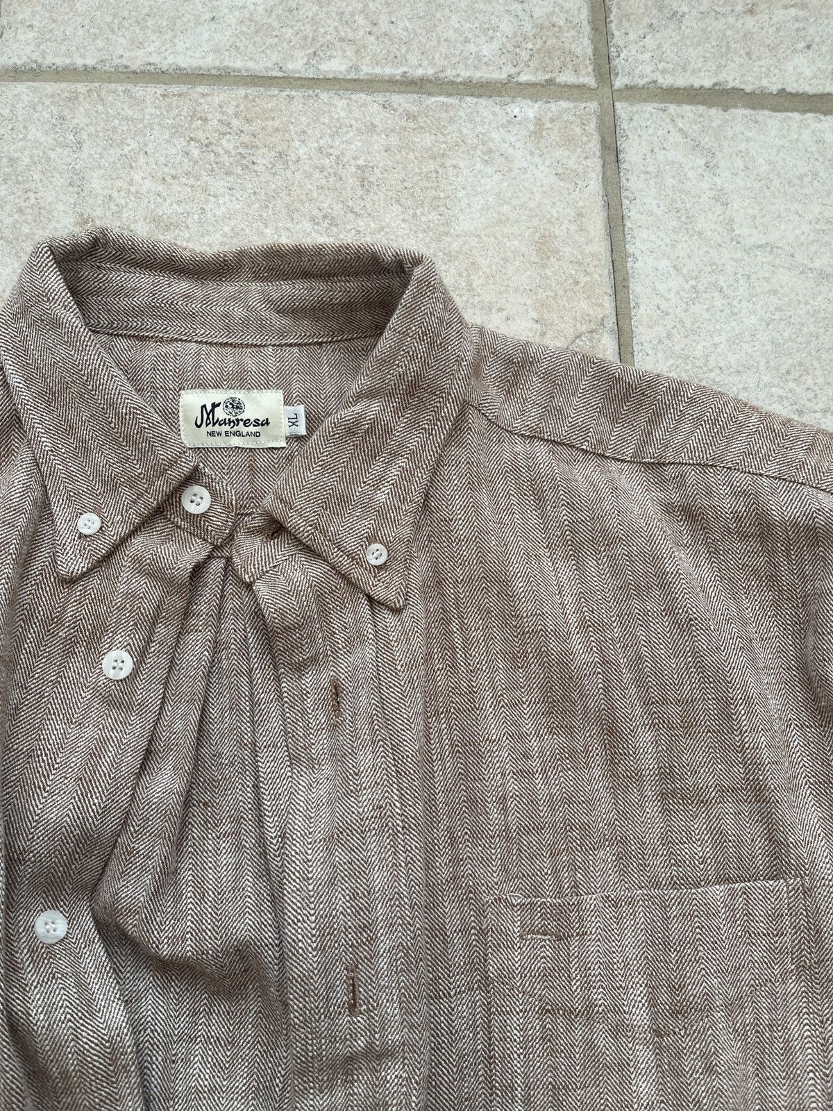 Manresa Manresa Lachlan Cotton/Linen Overshirt Size US XL / EU 56 / 4 - 3 Thumbnail
