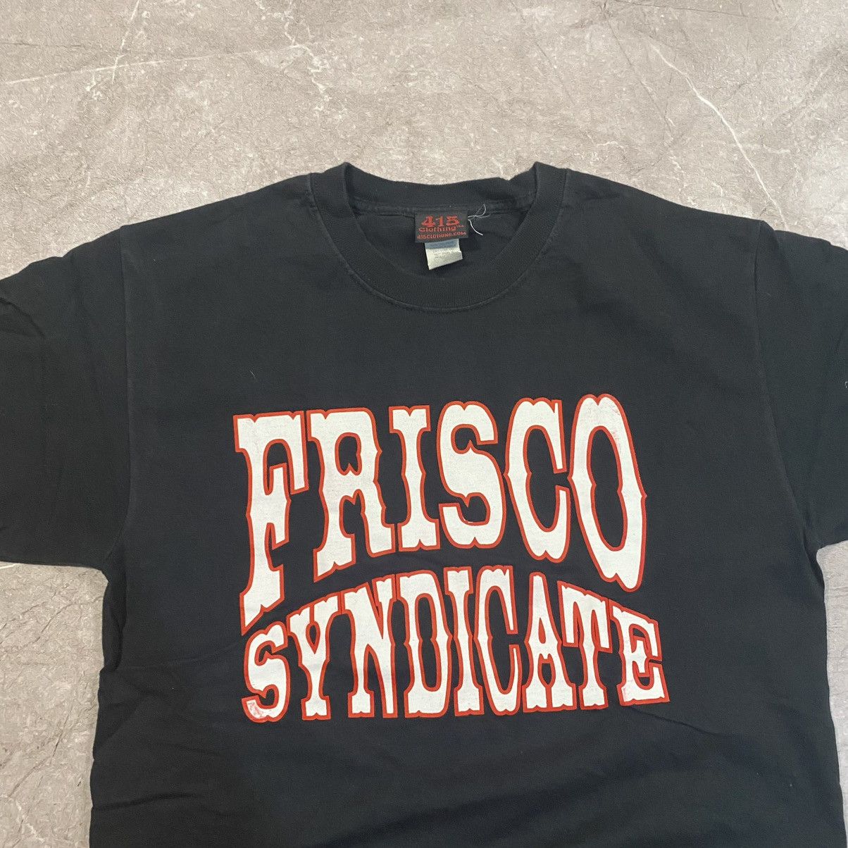 Band Tees VINTAGE FRISCO SYNDICATE 415 TEE BIG LOGO USA 00 Size US M / EU 48-50 / 2 - 4 Thumbnail