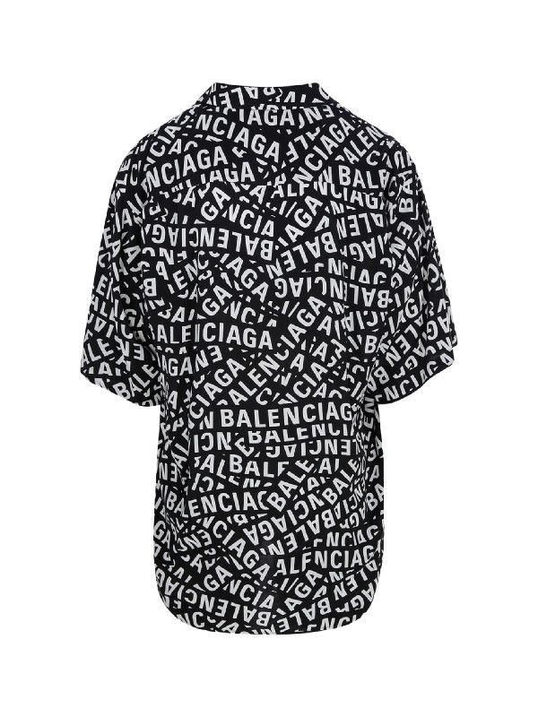 Balenciaga o1la1rc1a0226 Logo Strips Minimal Short Sleeve Shirt Large Size US S / EU 44-46 / 1 - 2 Thumbnail