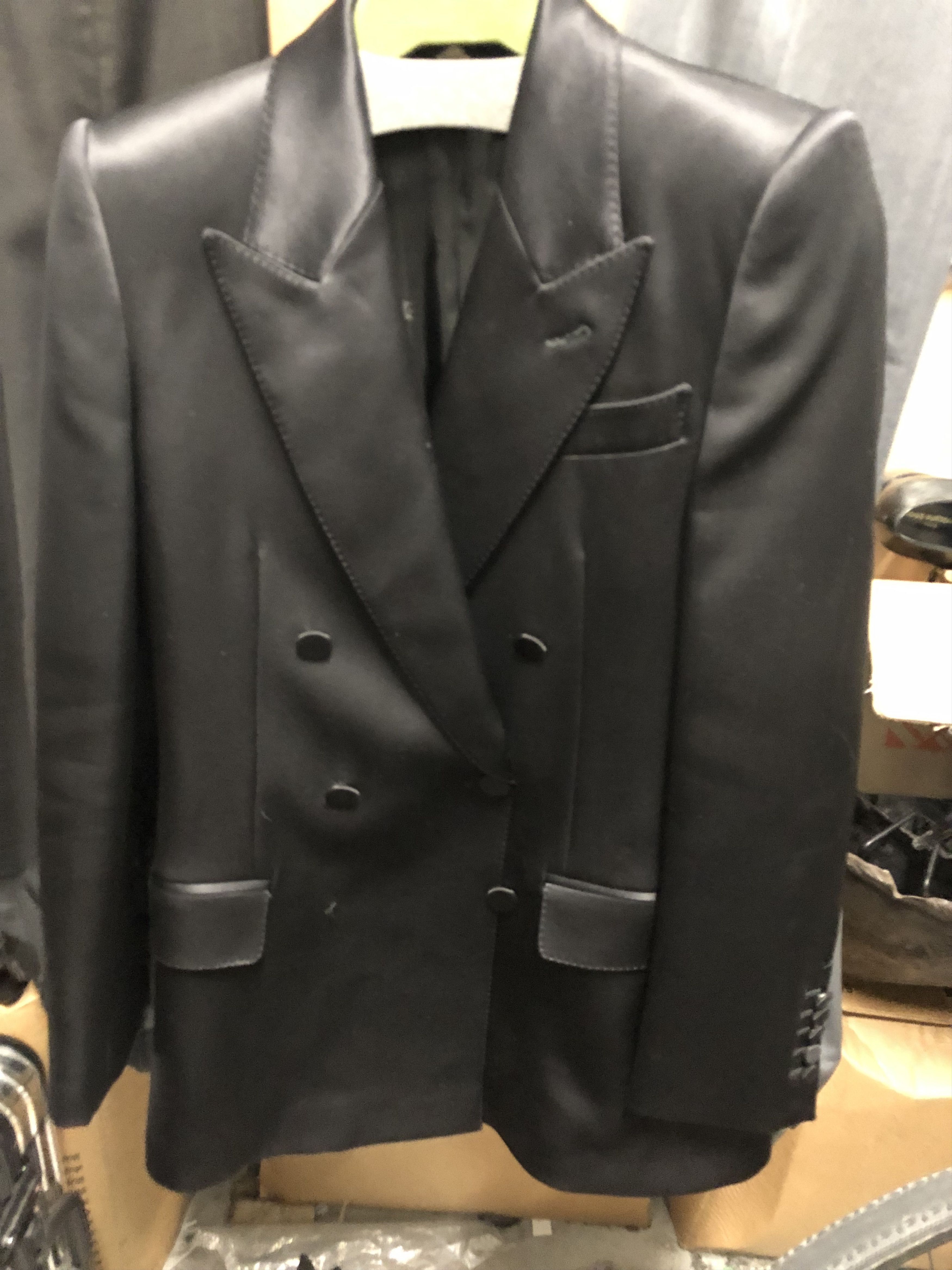 Gucci Gucci Black Double-Breasted Blazer Size 48L - 4 Thumbnail