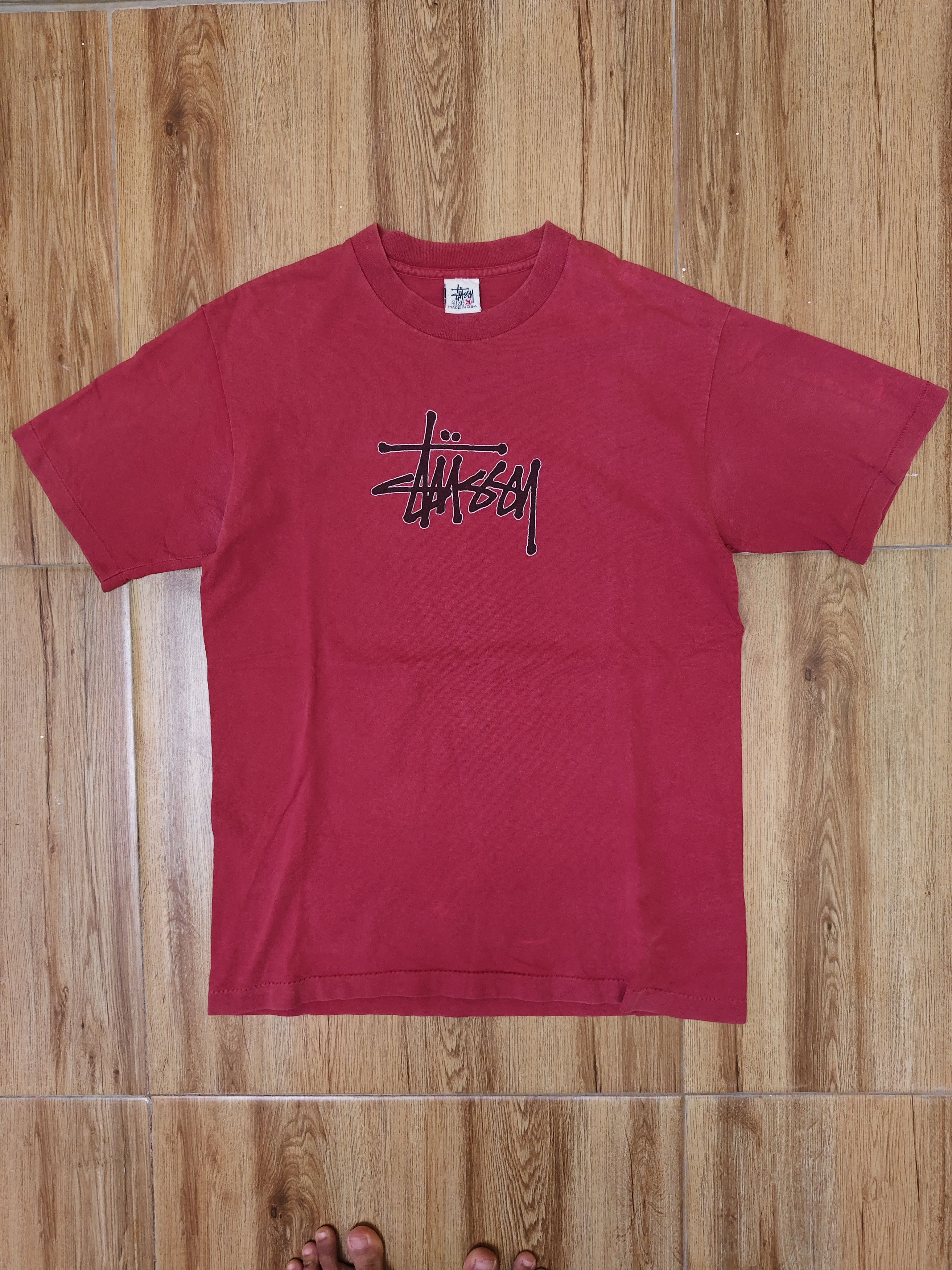 Stussy Vintage Mid 90's Stussy Basic Signature Logo Size US M / EU 48-50 / 2 - 1 Thumbnail