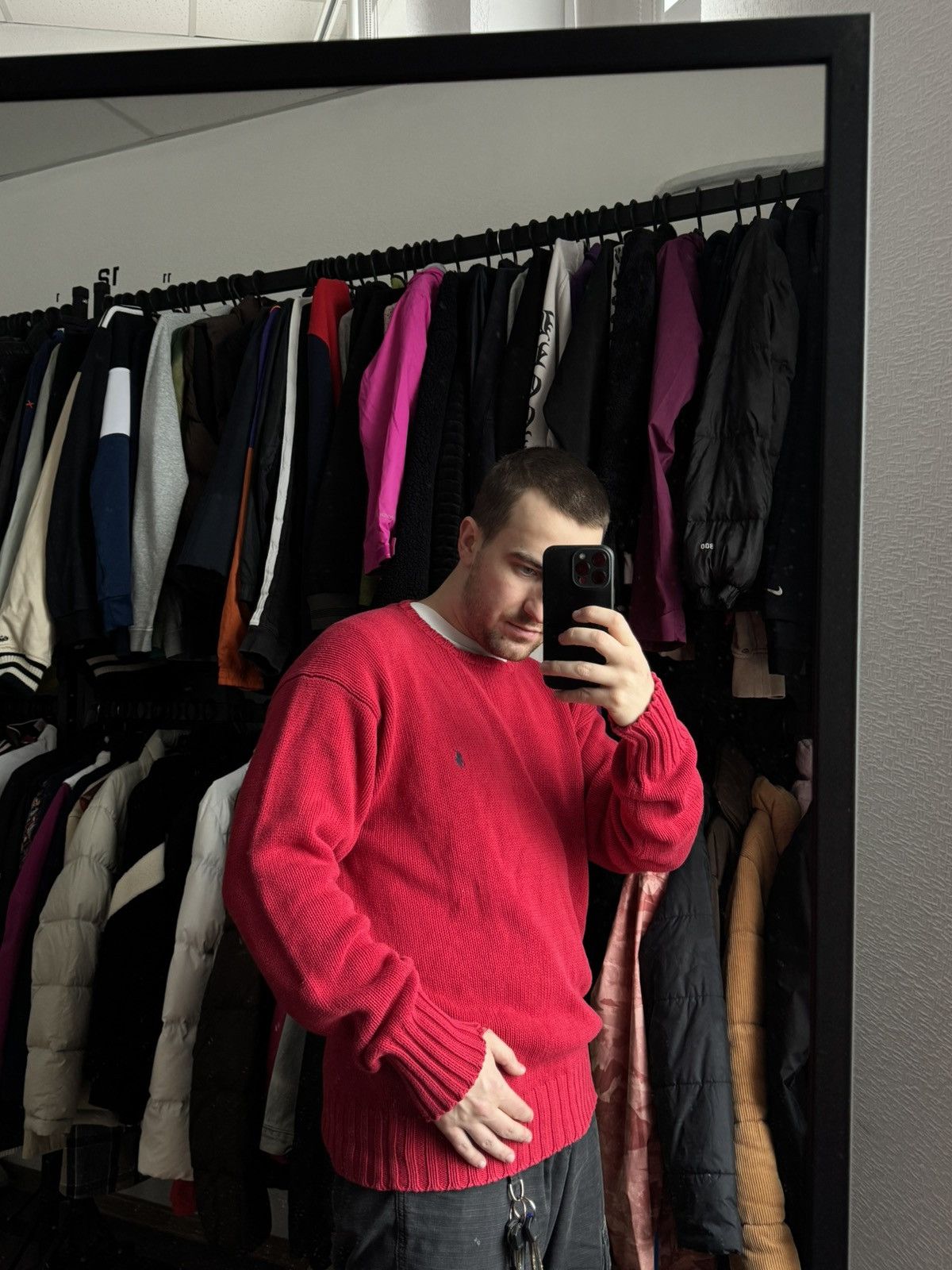 Polo Ralph Lauren 🔥AWESOME RED POLO RALPH LAUREN 00s KNITTED SWEATER Size US L / EU 52-54 / 3 - 4 Thumbnail