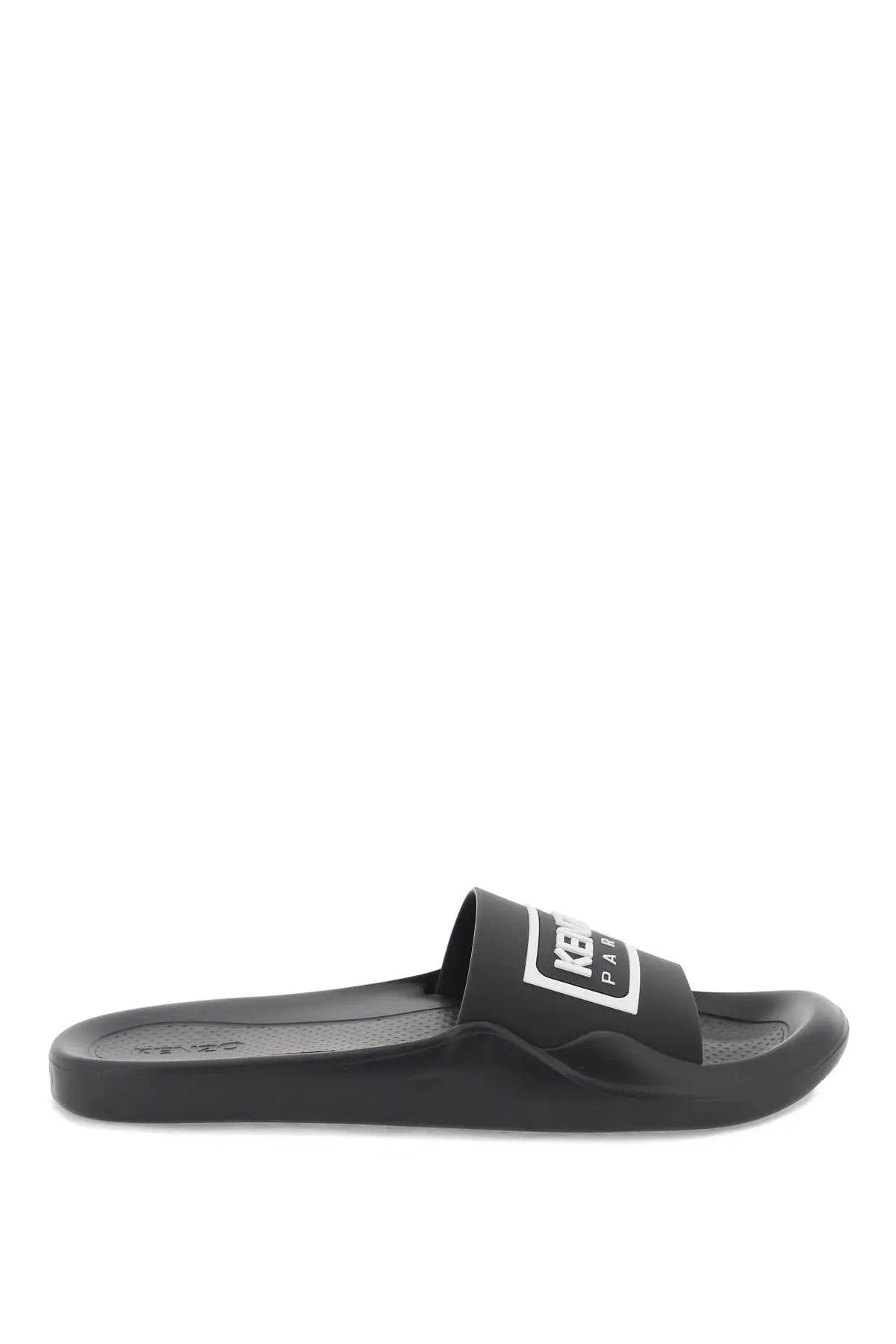 image of Kenzo O1S22I1N0324 Pool Slides In Black, Men's (Size 10)