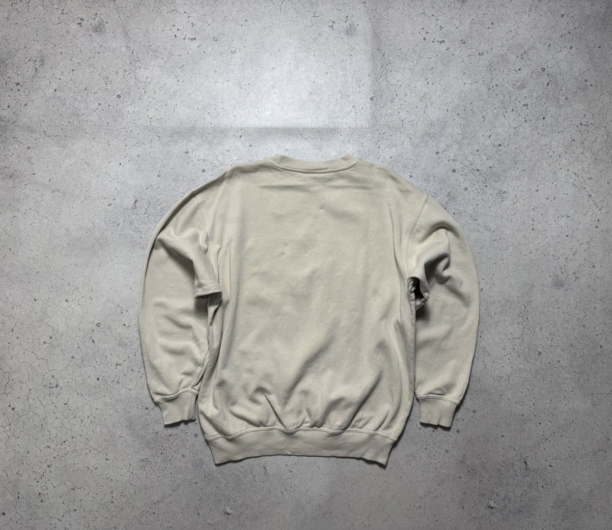 Reebok Reebok Big Logo Vintage 90’s Beige Sweatshirt Size XS Size US XS / EU 42 / 0 - 11 Thumbnail