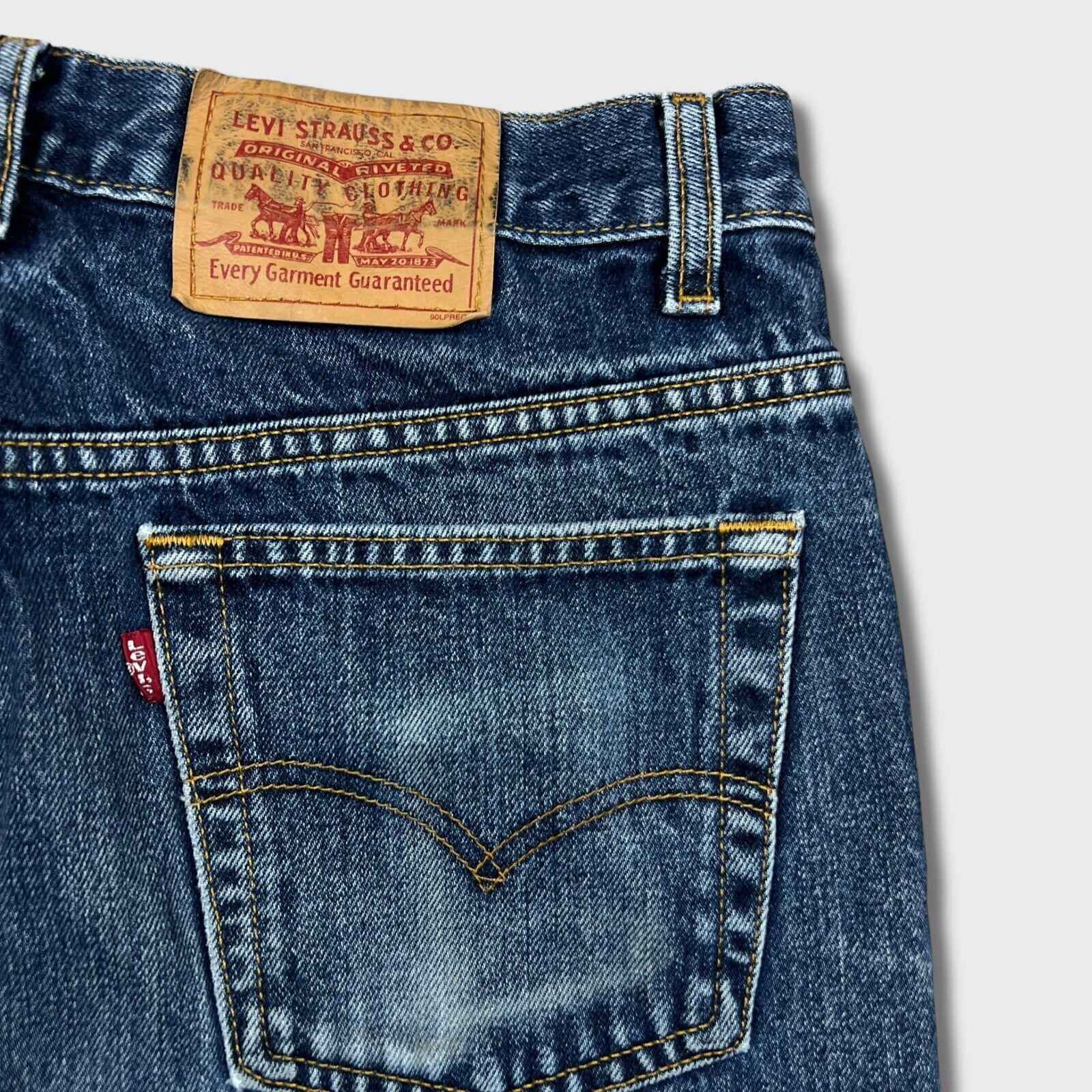 Levi's × Vintage Vintage 90s Levi's 528 Jeans 33x31 Metro Fit Denim Pants Size US 33 - 10 Thumbnail