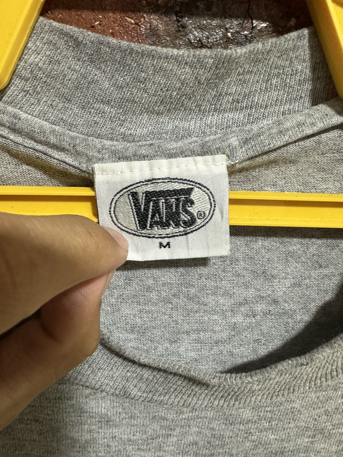 Vans × Vintage Vintage Vans Usa Faded Tee Size US M / EU 48-50 / 2 - 5 Thumbnail