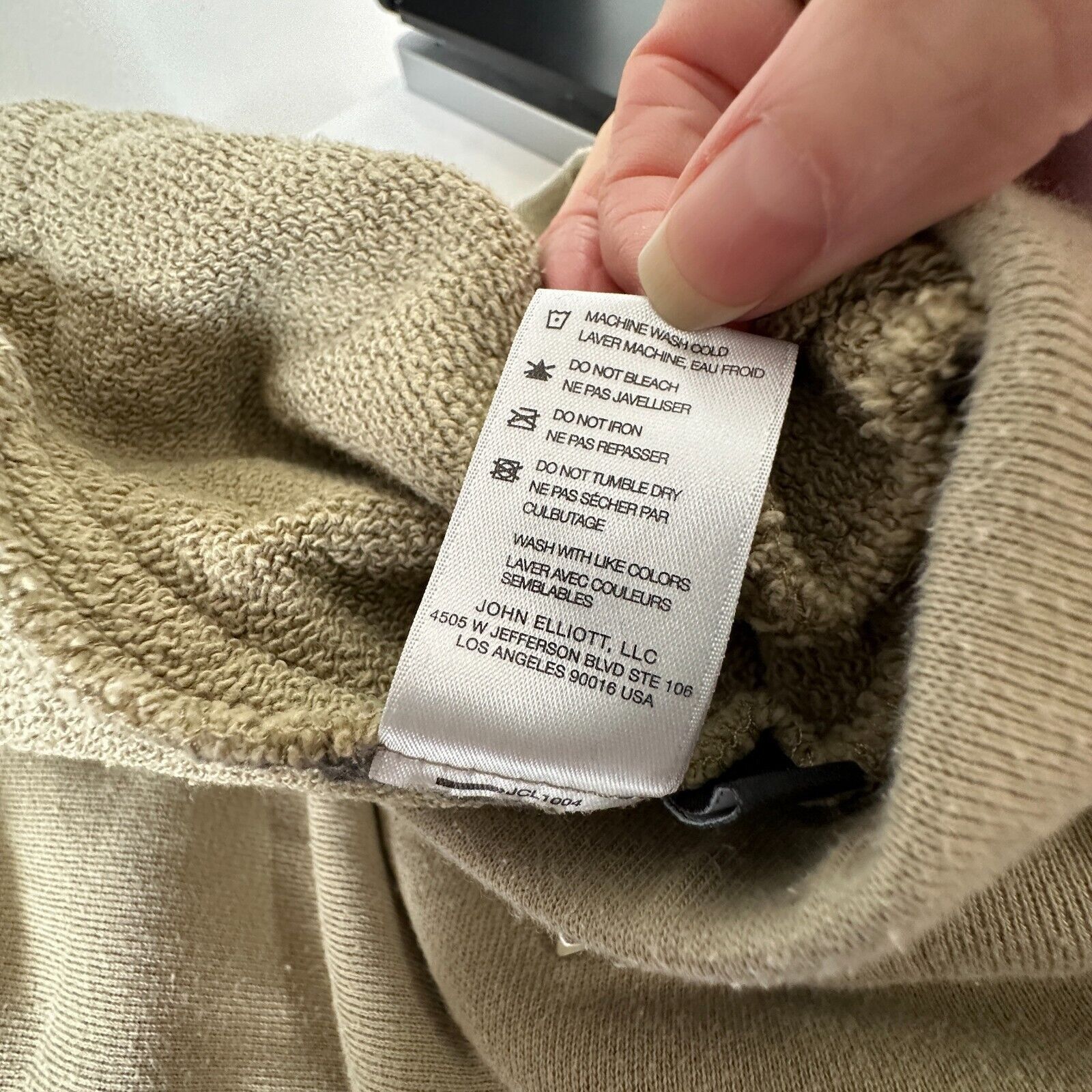 John Elliott John Elliott Lieutenant Khaki Escobar Drawstring Jogger 2 Size US 39 - 11 Thumbnail