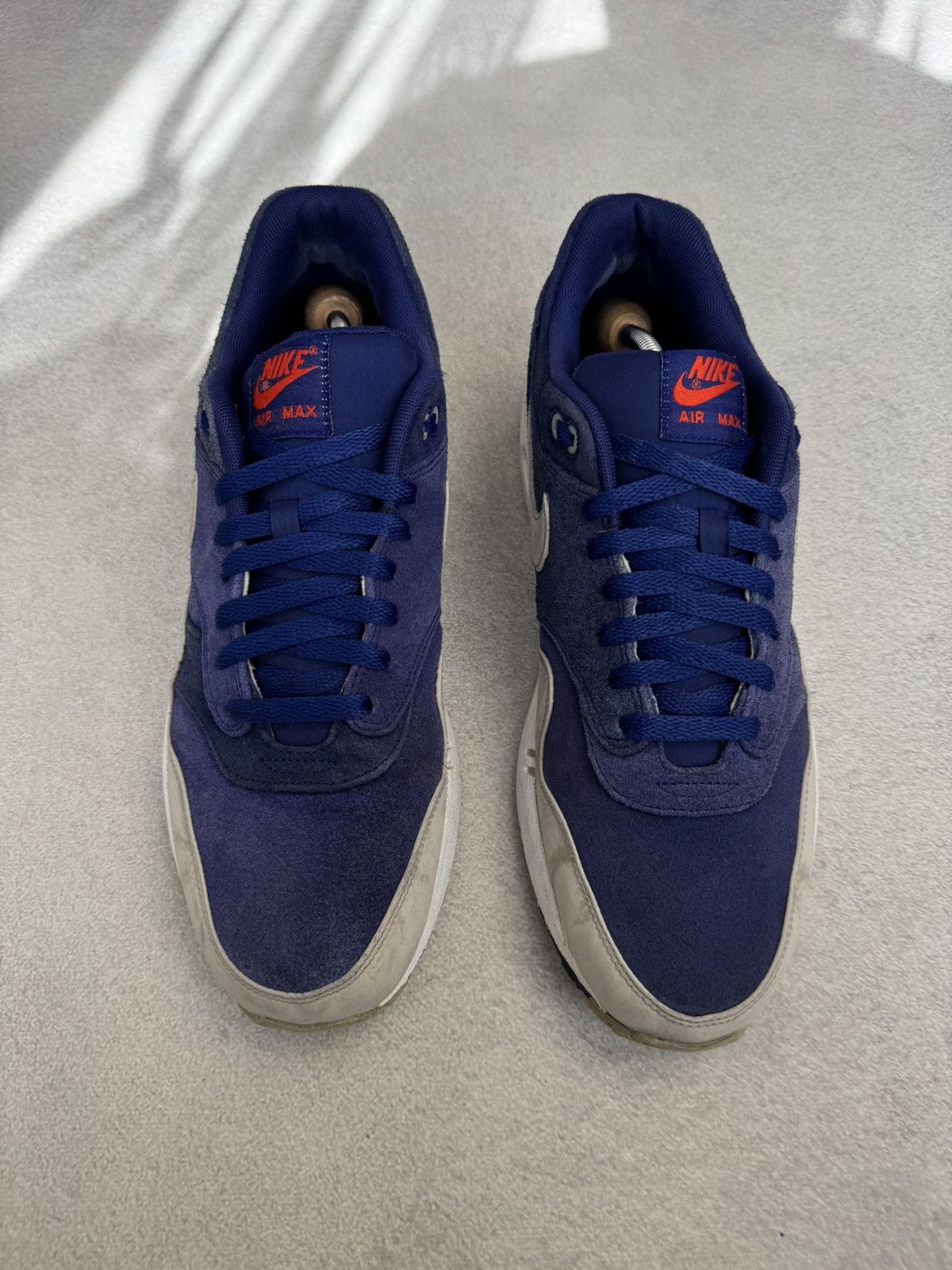 Nike Nike Air Max 1 Premium Deep Royal Granite US12 512033-408 Size US 12 / EU 45 - 2 Thumbnail