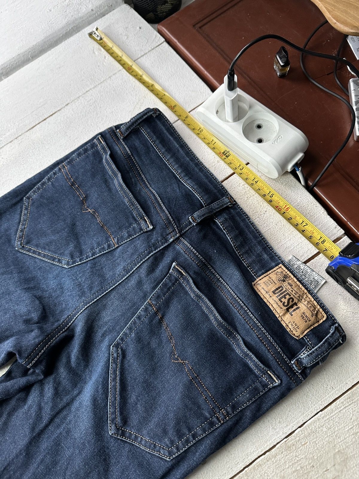 Diesel 🚨Gothic Diesel Regular Slim relax Flared Jeans Womens Size 29" - 9 Thumbnail