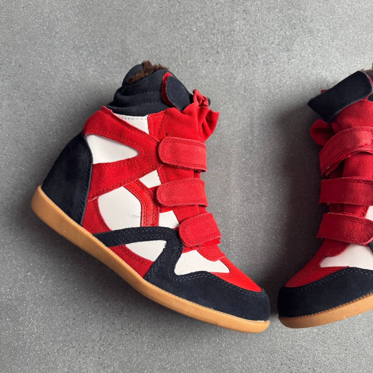 Japanese Brand × Vintage Amazing Vintage Hi Top Wedge Sneakers Size US 10 / IT 40 - 4 Thumbnail