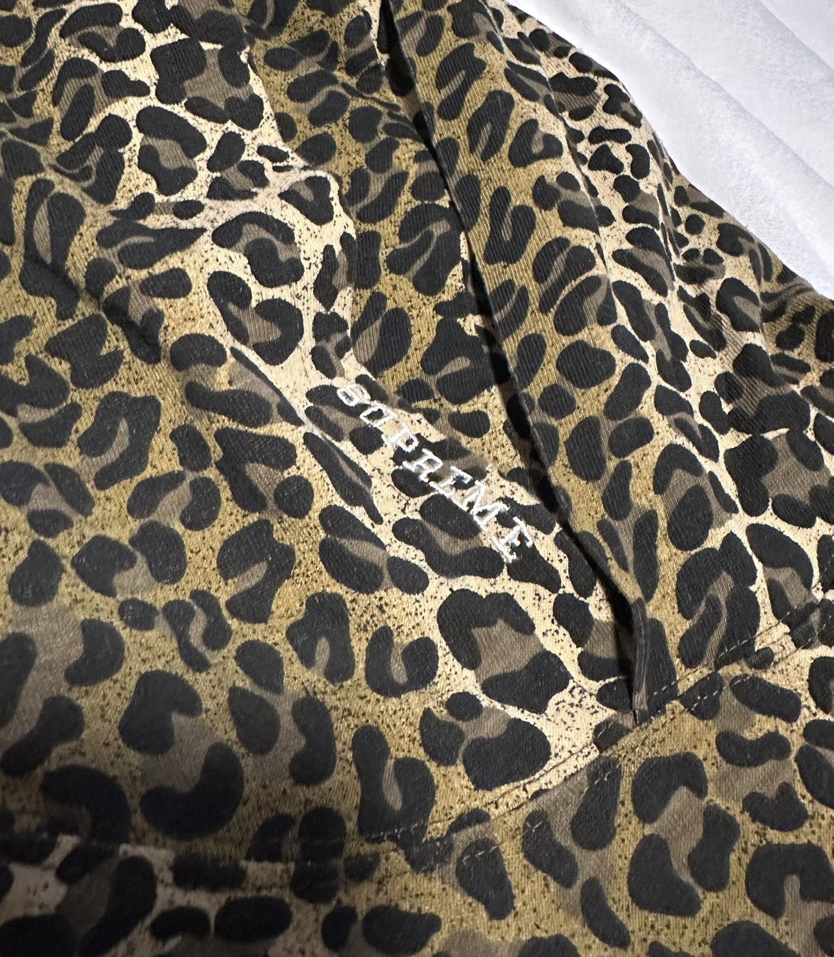 Supreme Supreme Mini Harvard Leopard Hoodie SS15 | Grailed