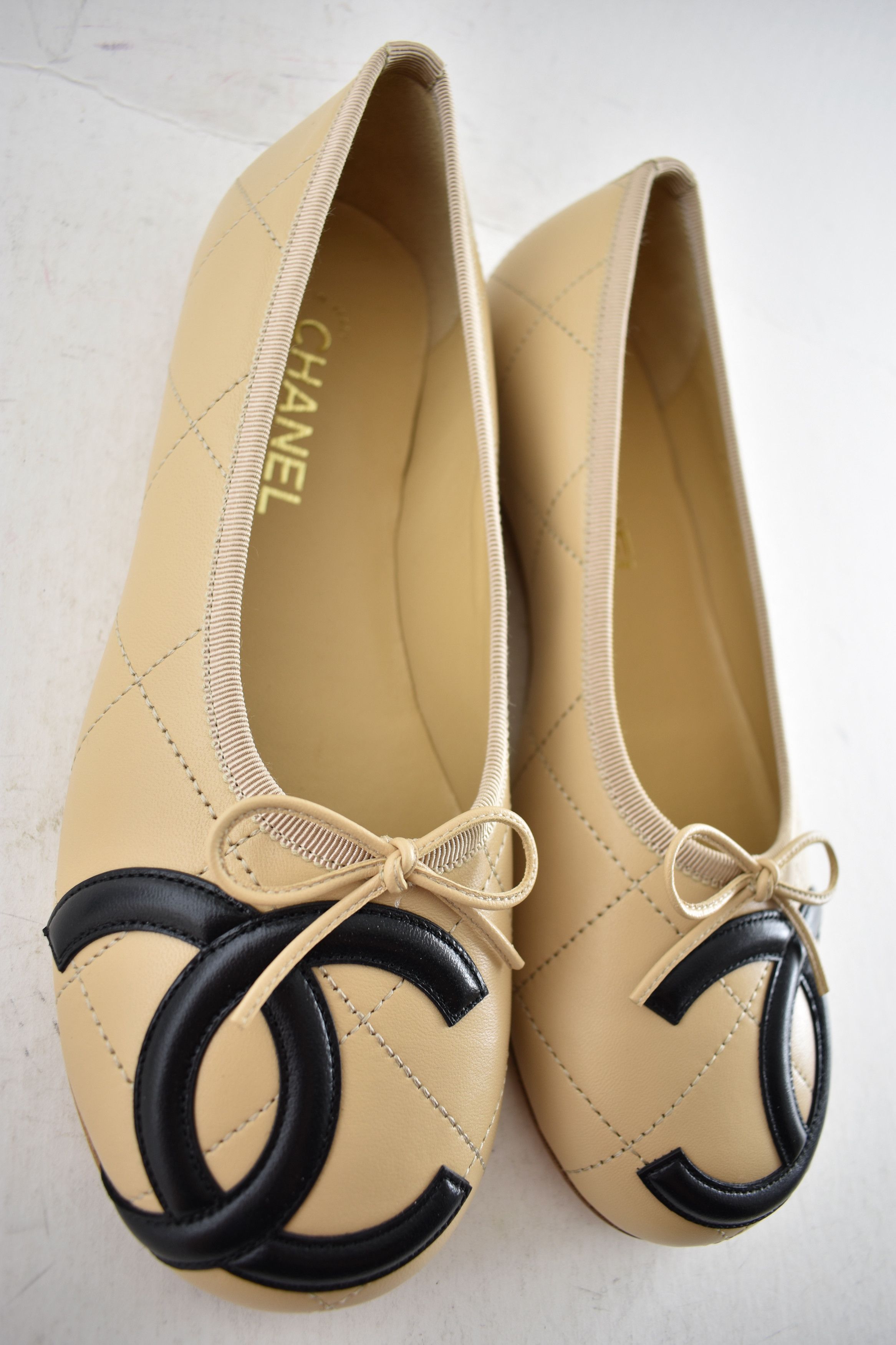 Chanel 26M Coco Beach Cambon Black CC Logo Ballet Ballerina Flat 41 Size US 11 / IT 41 - 8 Thumbnail