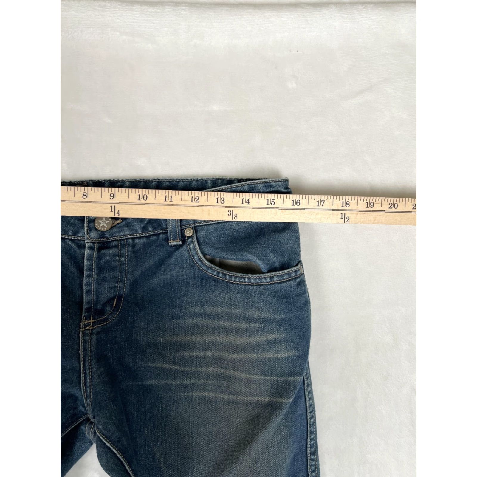 Hurley VINTAGE Hurley Jeans Women's 7 Medium Blue Bootcut Denim Mid Rise 32in Inseam 5-Pocket Womens Jeans Size 28" / US 6 / IT 42 - 6 Thumbnail