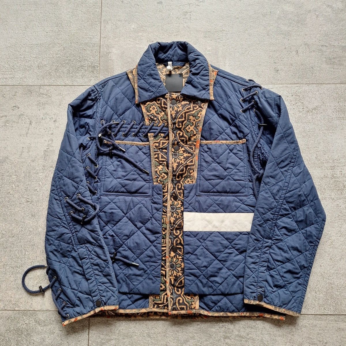 Craig Green Craig Green AW17 Reverse Block Print Quilted Jacket Size US XS / EU 42 / 0 - 1 Thumbnail