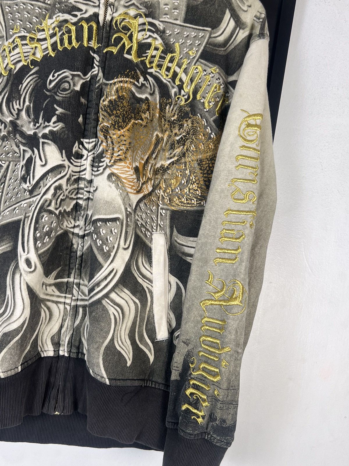 Christian Audigier vintage ed hardy by chritian audigher tattoo aop hoodie Size US S / EU 44-46 / 1 - 5 Thumbnail
