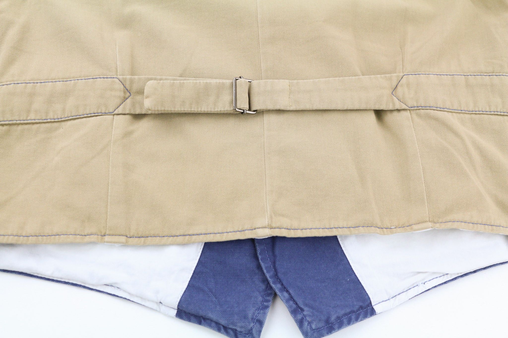 Nudie Jeans GUSTAV M Oden Blue Organic Buttoned Thin Vest 80718 Size US M / EU 48-50 / 2 - 8 Thumbnail