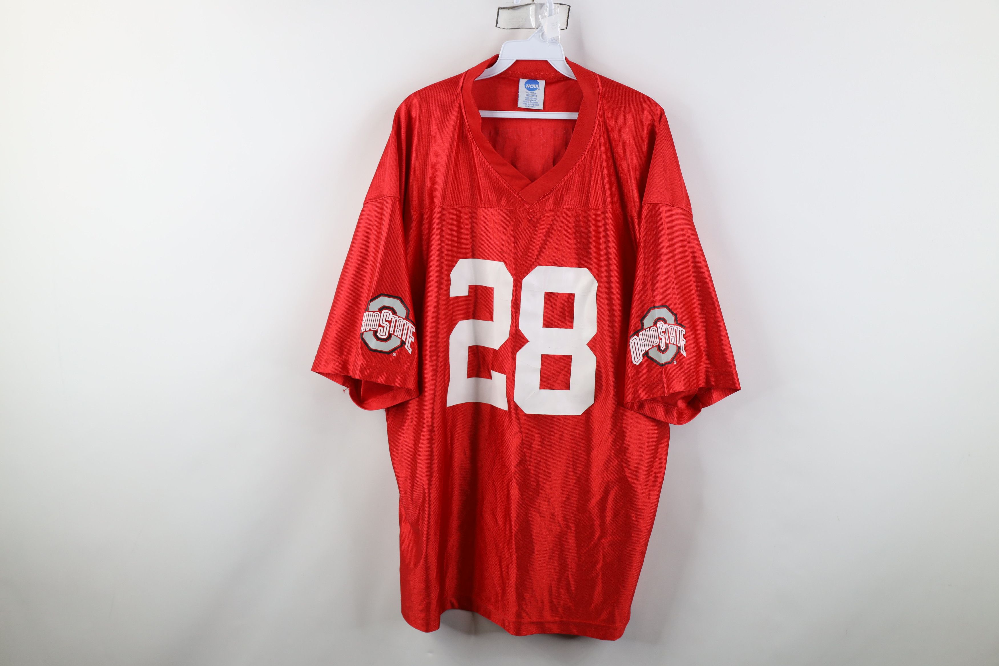 Vintage Vintage The Ohio State University Football Jersey Red #28 Size US XXL / EU 58 / 5 - 1 Thumbnail