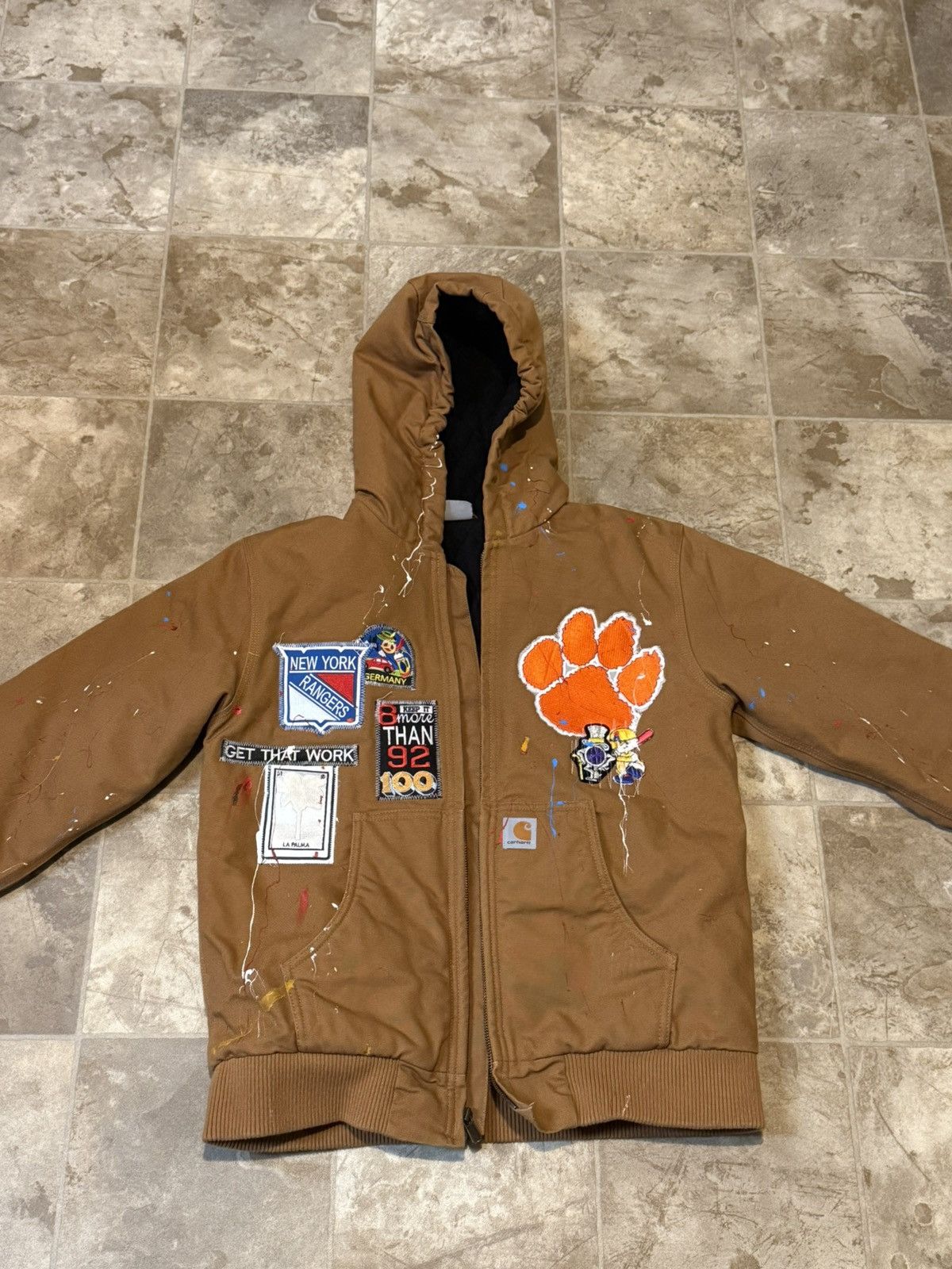Carhartt 1 of 1 patchwork Carharrt Jacket Size US S / EU 44-46 / 1 - 1 Thumbnail