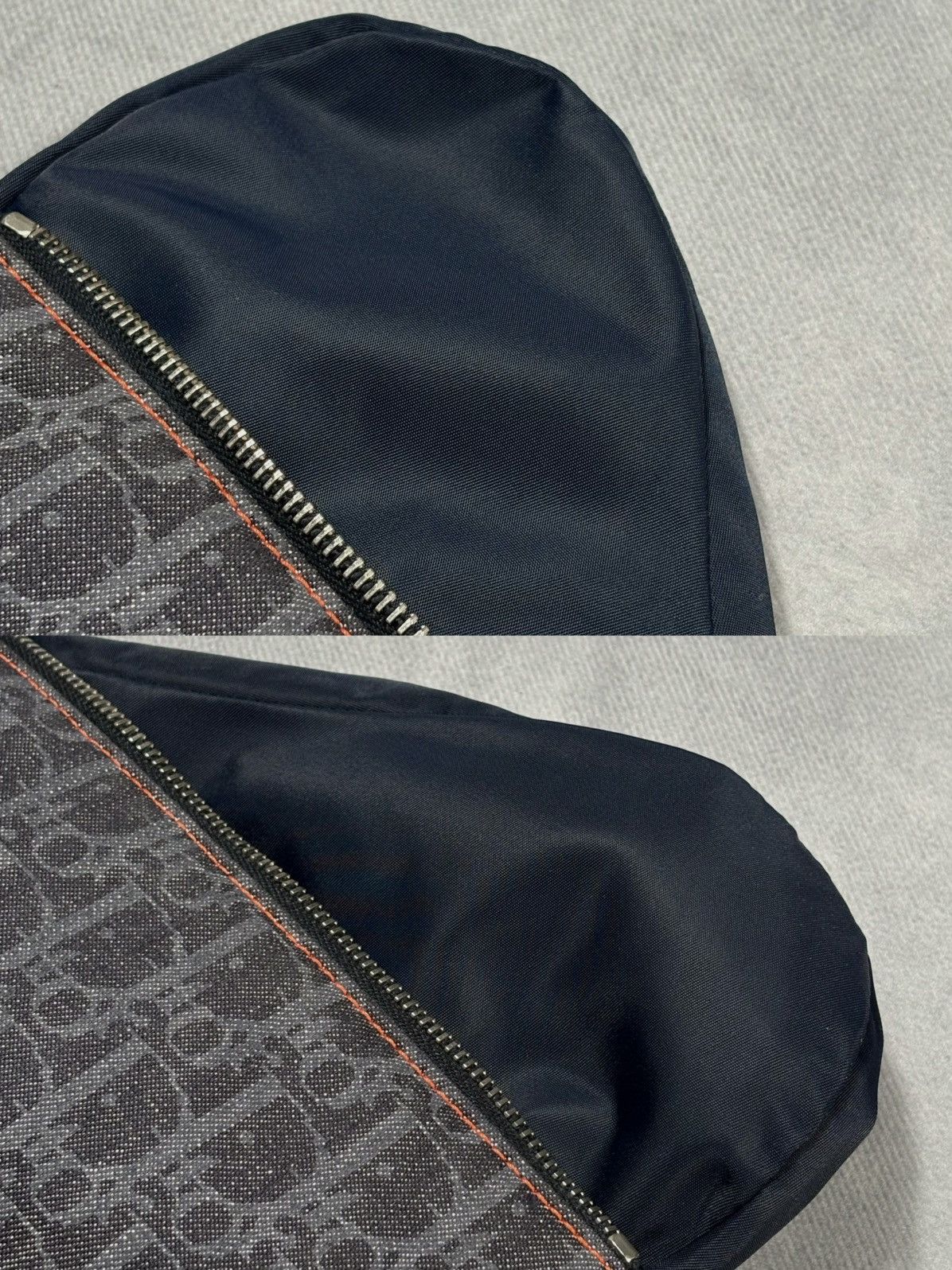 Dior RARE DIOR BY GALLIANO 2005 Trotter Denim Saddle Bag Size ONE SIZE - 13 Thumbnail