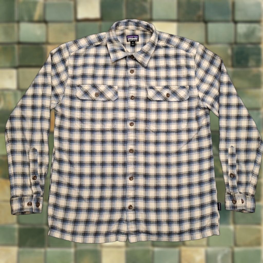 Patagonia Patagonia Shirt Mens M Green Plaid Twill Flannel Long Sleeve 100% Organic Cotton Casual Heavyweight Pockets Button-Up Collared Mens Size US M / EU 48-50 / 2 - 1 Thumbnail