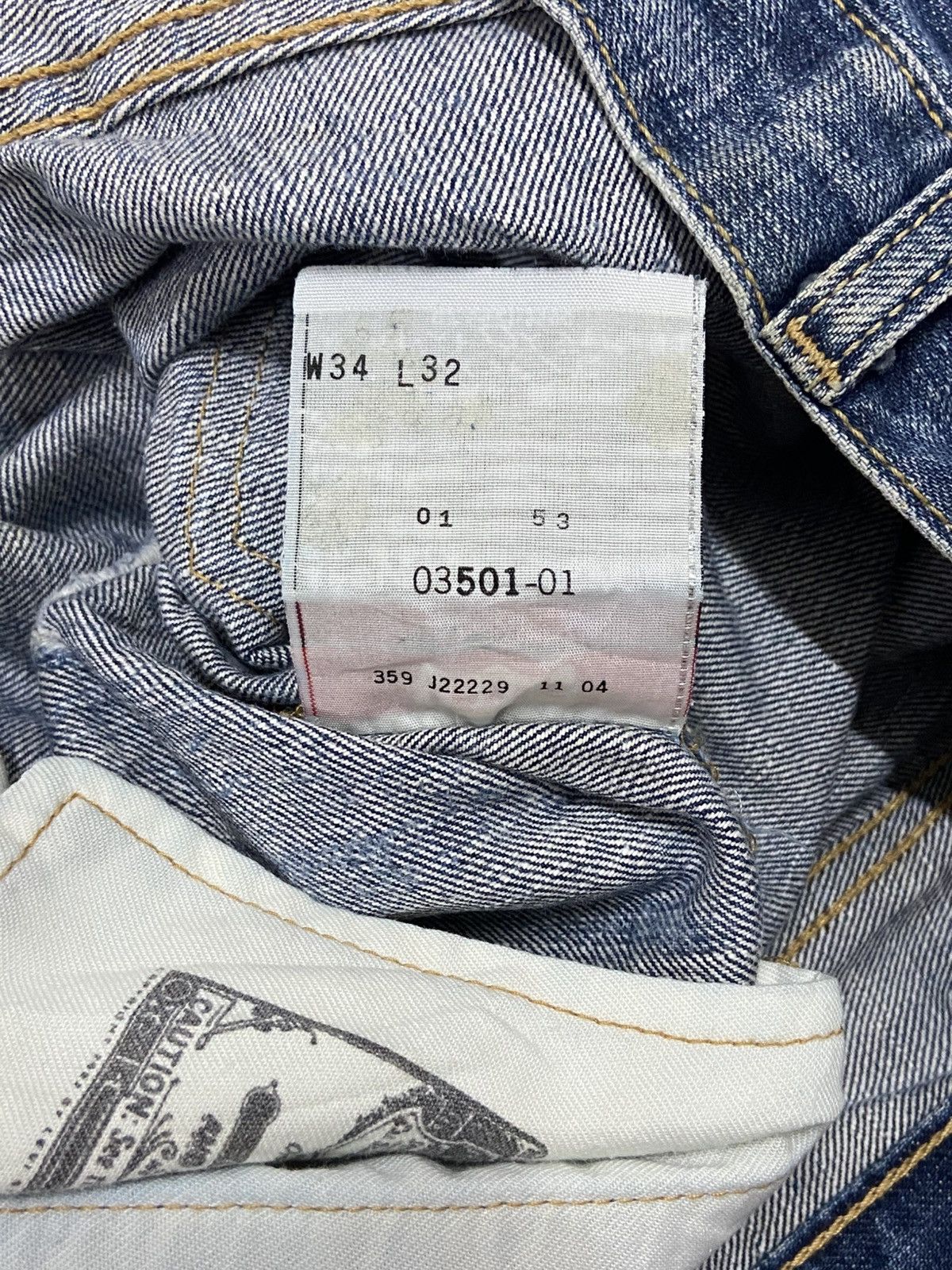 Levi's LEVI'S 501 DISTRESSED JEANS Size US 34 / EU 50 - 8 Thumbnail